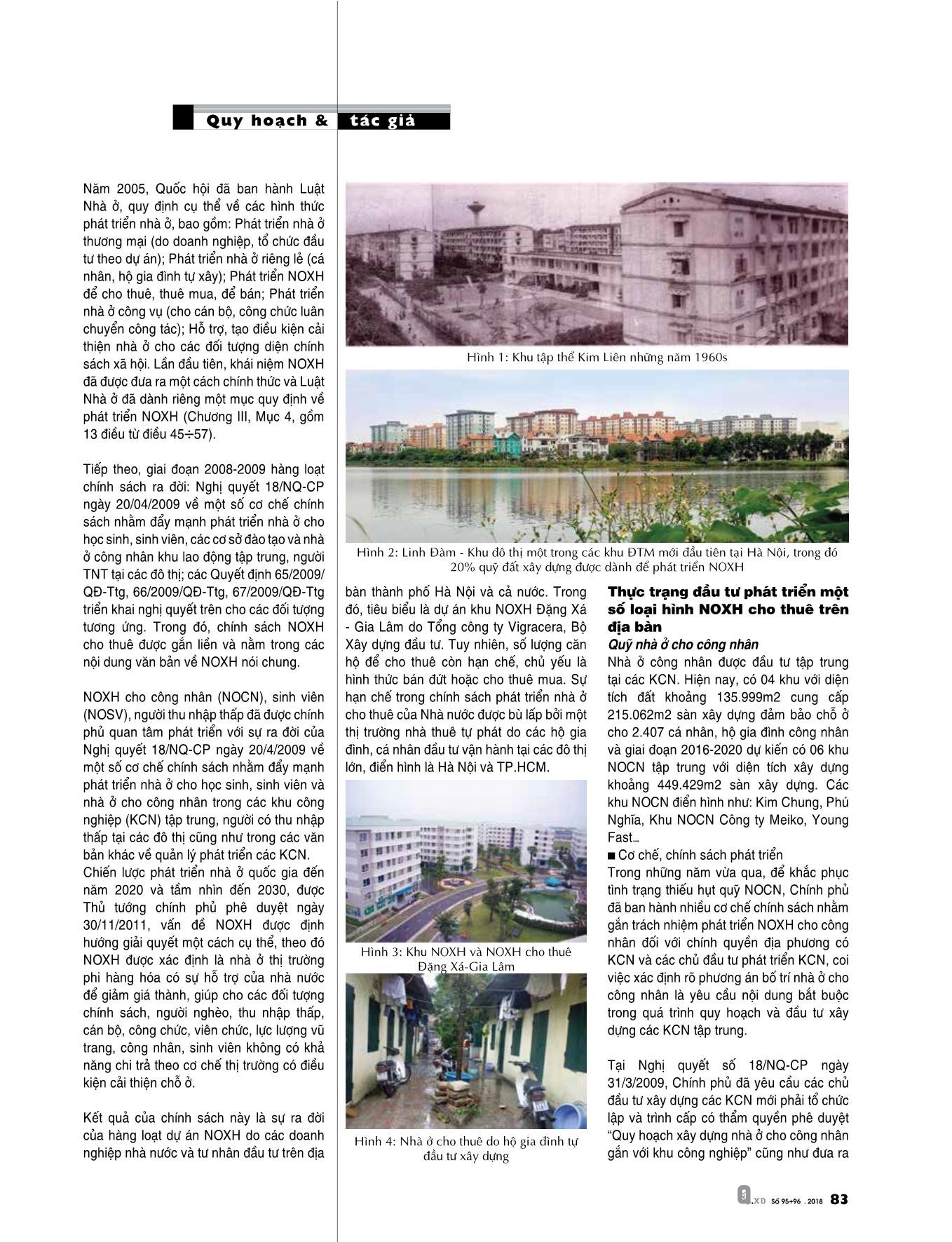 Thực trạng phát triển nhà ở xã hội cho thuê tại thành phố Hà Nội trang 2