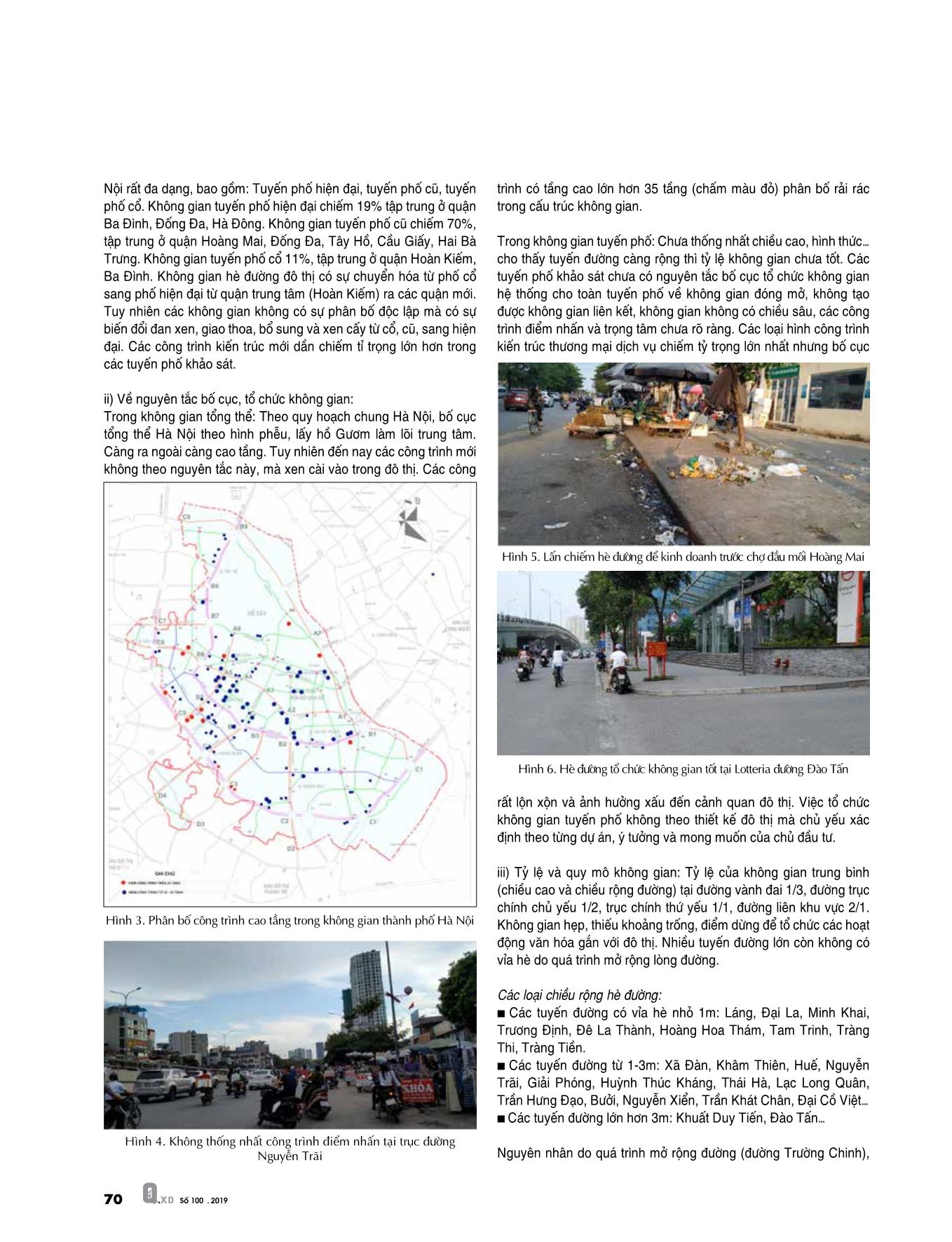 Thực trạng tổ chức không gian và quản lý hè đường đô thị thành phố Hà Nội trang 3