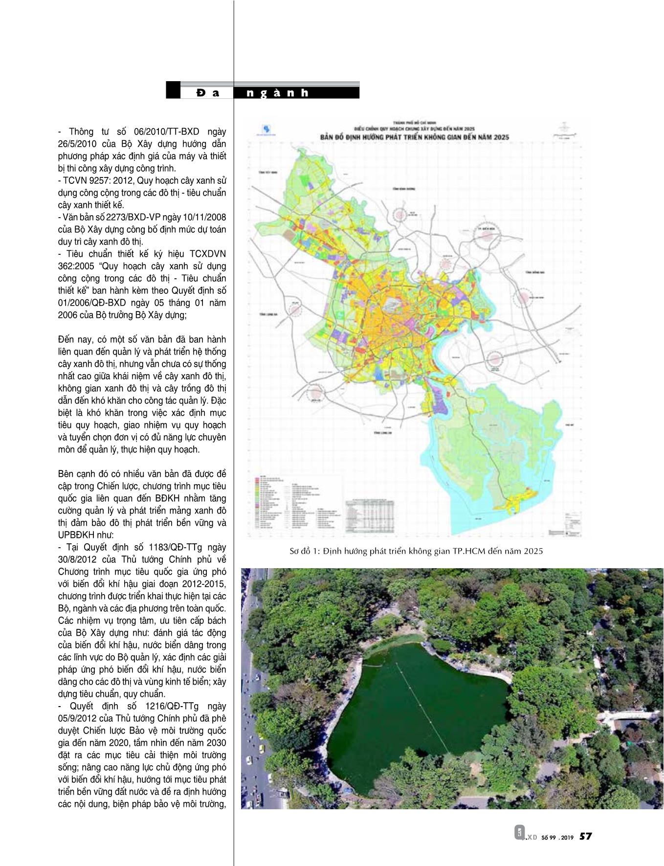 Thực trạng và giải pháp phát triển mang cây xanh đô thị thành phố Hồ Chí Minh trang 2
