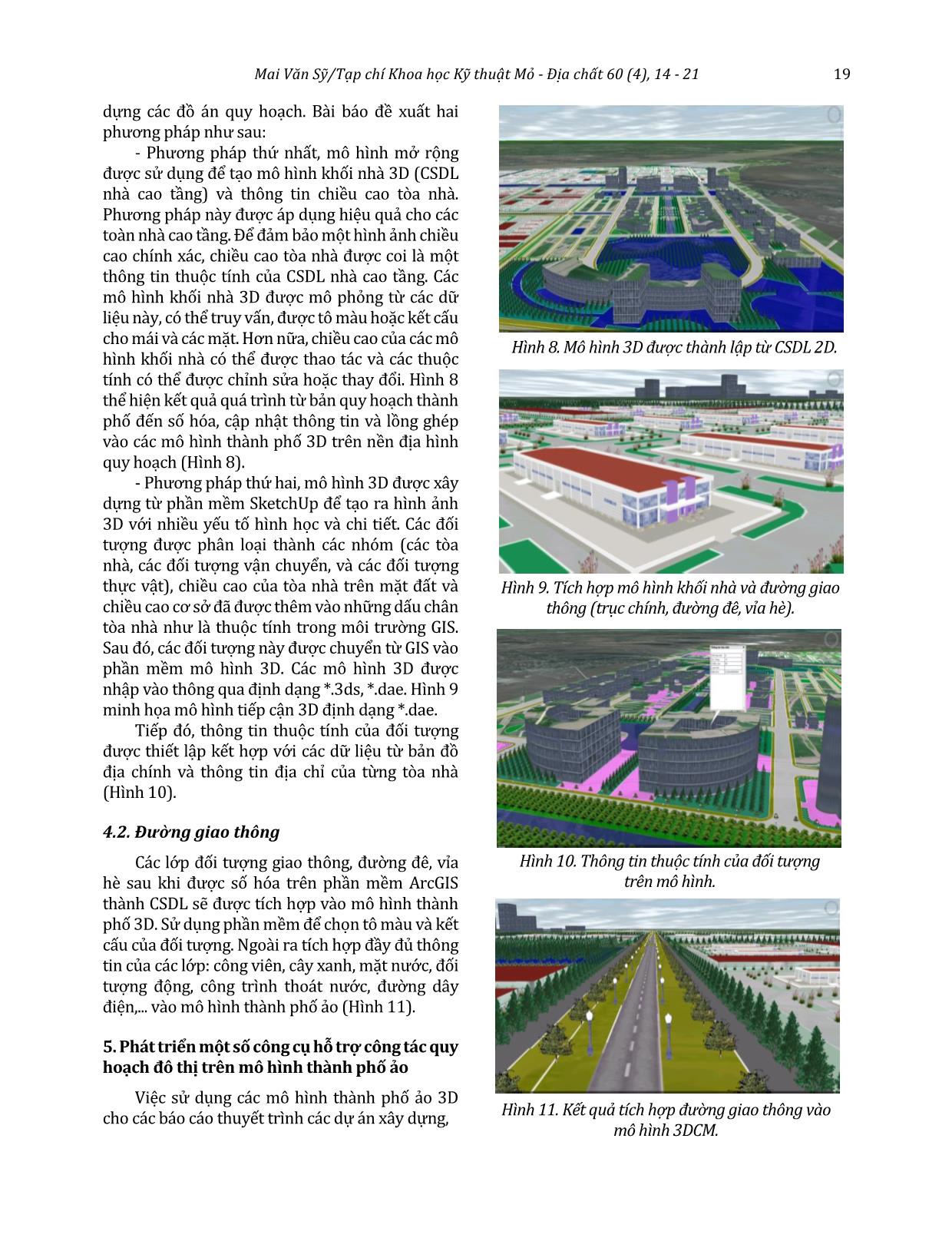 Ứng dụng mô hình thành phố ảo trong quy hoạch và quản lý đô thị tại khu công nghiệp Kiến Thụy - Hải Phòng trang 6