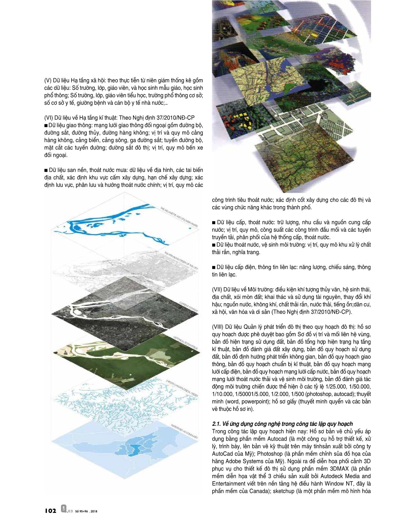 Vai trò của GIS trong công tác quy hoạch đô thị ở Việt Nam trang 3