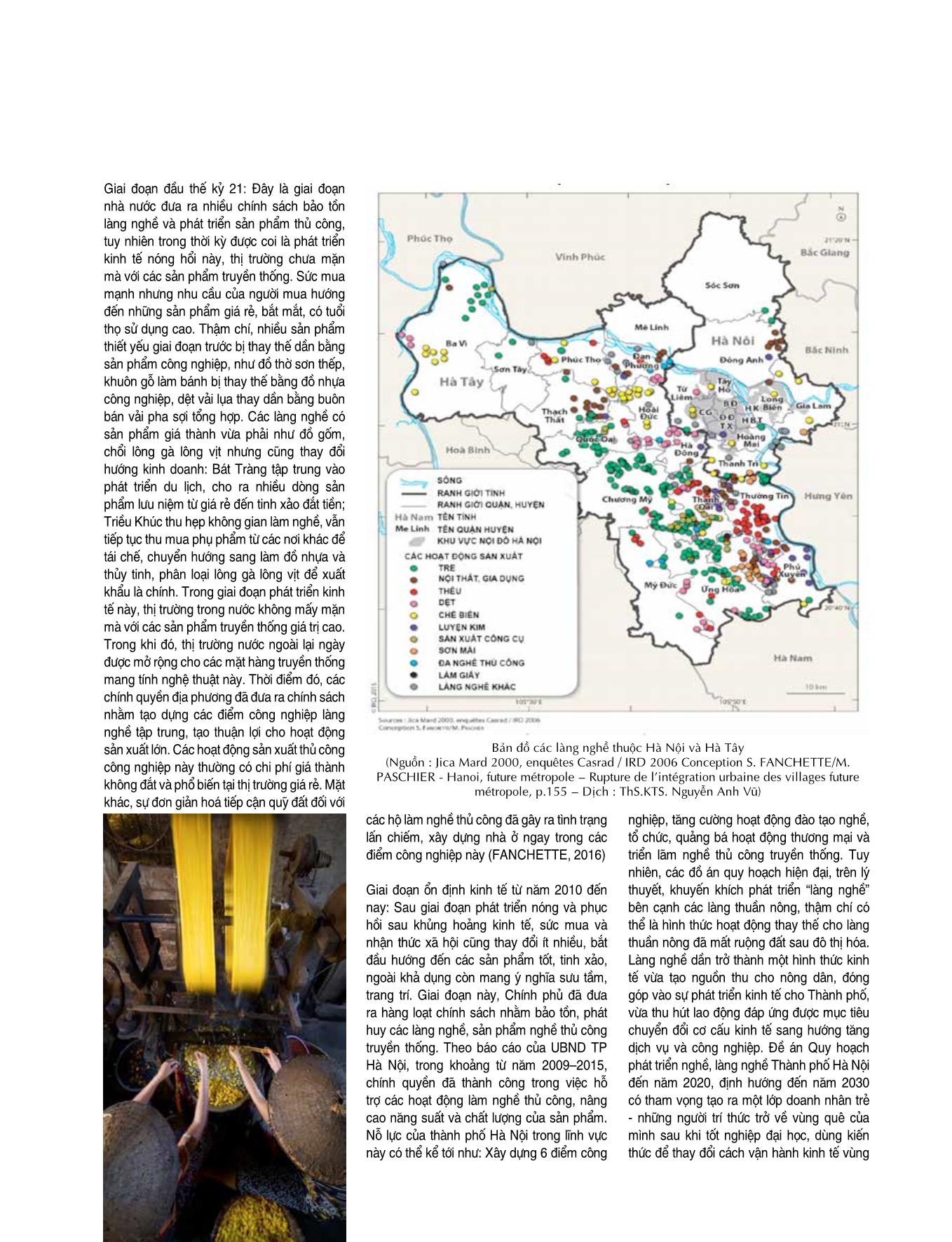 Vai trò của làng nghề thủ công truyền thống trong định hướng phát triển Hà Nội năm 2030, tầm nhìn 2050 trang 3