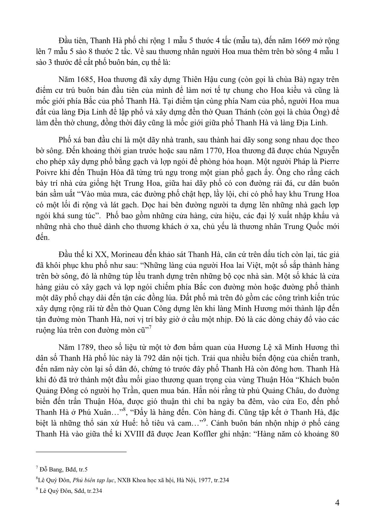 Vai trò của người hoa trong việc hình thành và phát triển các đô thị ở trung và Nam Bộ Việt Nam (thế kỉ XVII-XIX) trang 4