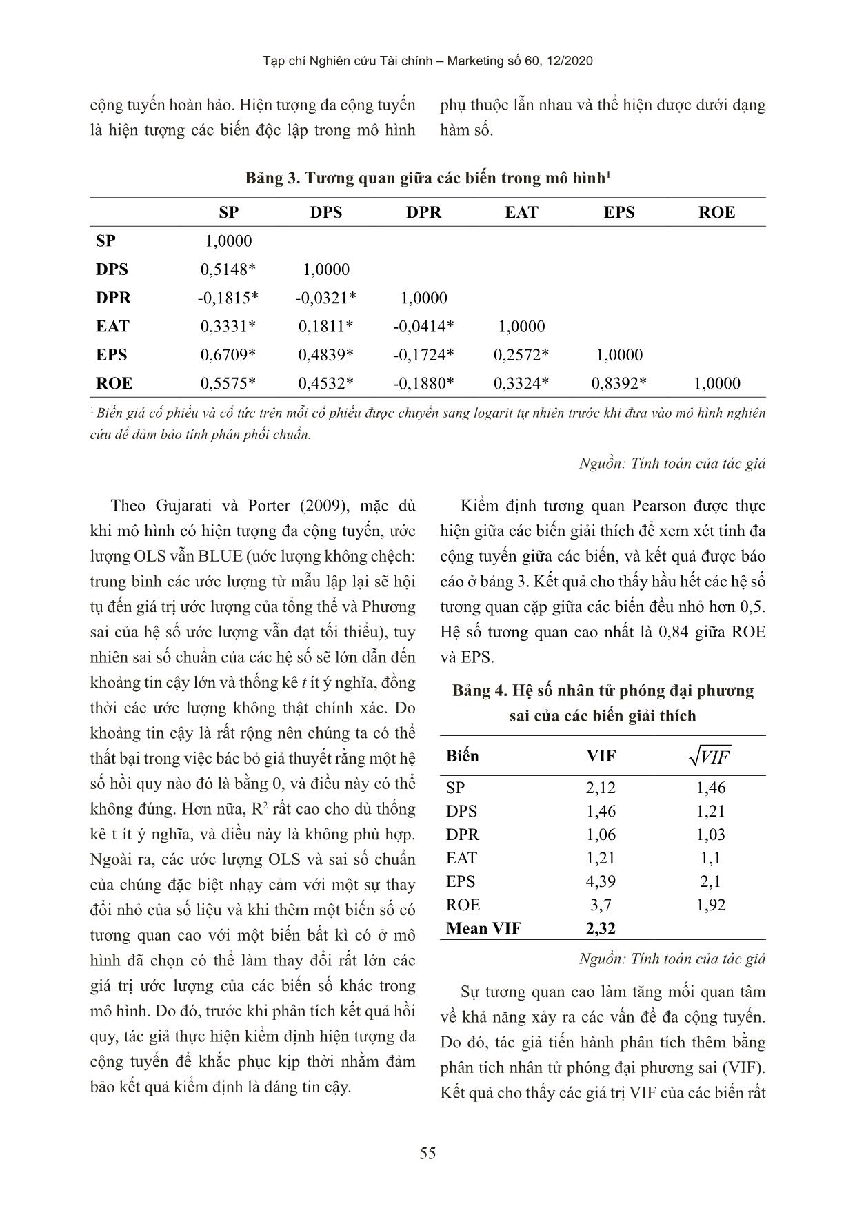 Ảnh hưởng của chính sách cổ tức đến giá cổ phiếu của các công ty niêm yết trên thị trường chứng khoán Việt Nam trang 10