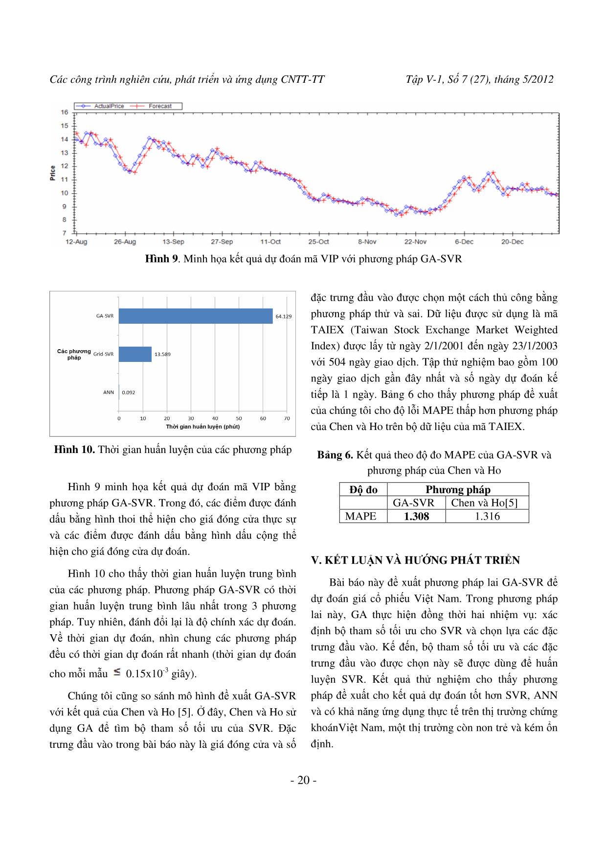 Dự đoán giá cổ phiếu trên thị trường chứng khoán Việt Nam bằng phương pháp lai GA-SVR trang 9