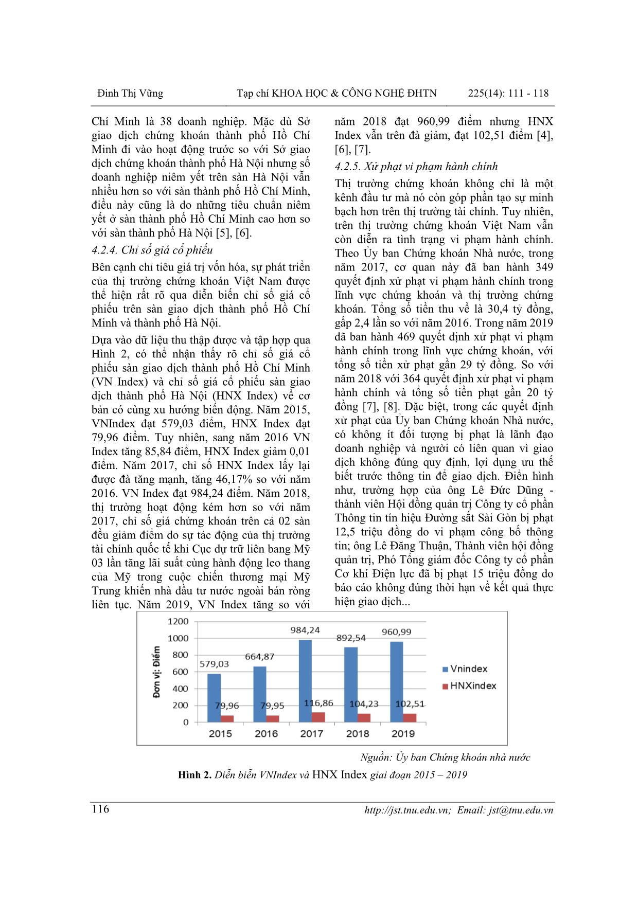 Phân tích hoạt động của thị trường chứng khoán Việt Nam những năm gần đây trang 6