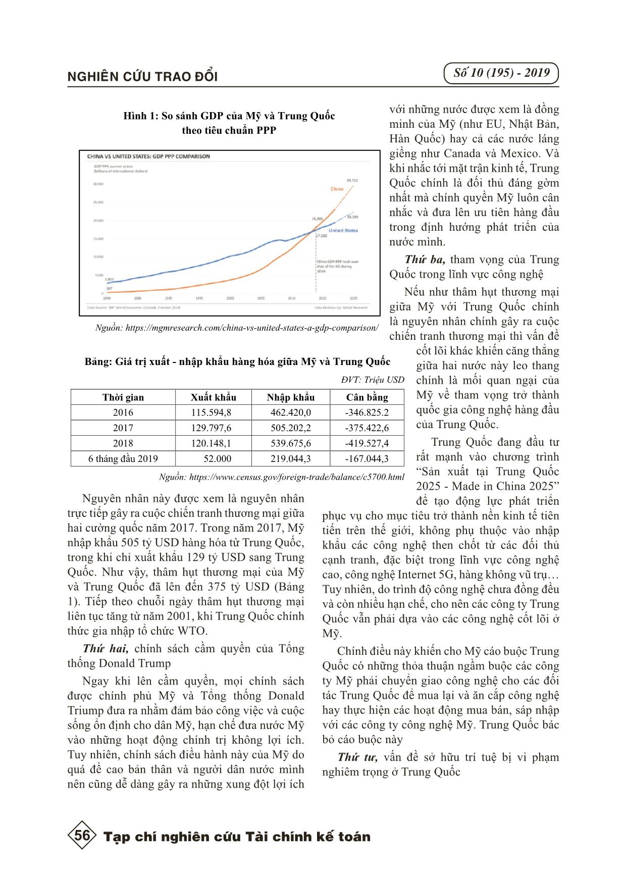 Phân tích tác động của chiến tranh thương mại Mỹ - Trung đến thị trường chứng khoán Việt Nam trang 3