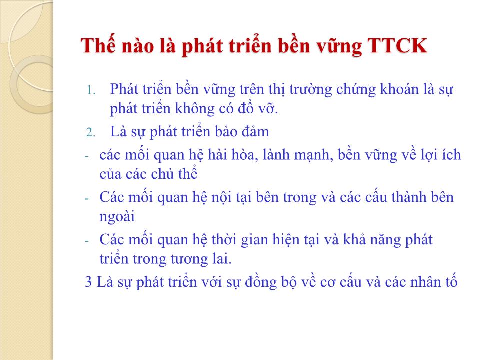 Bài giảng Phát triển bền vững thị trường chứng khoán ở Việt Nam - Đỗ Đức Minh trang 2
