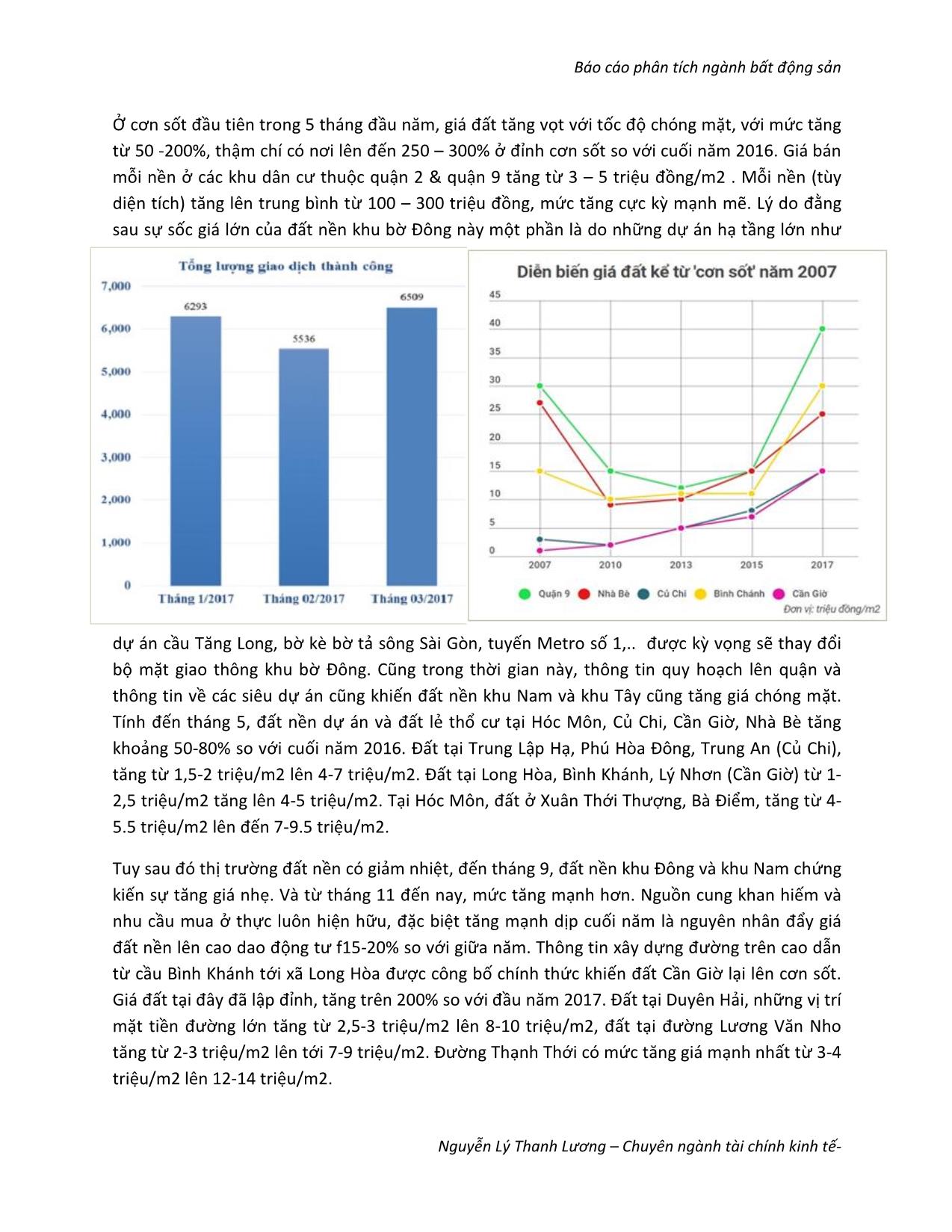Báo cáo phân tích ngành bất động sản - Nguyễn Lý Thanh Lương trang 7