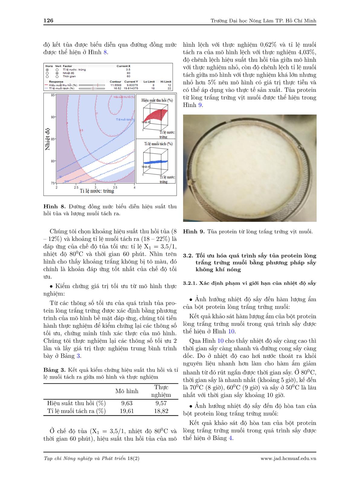 Nghiên cứu sản xuất bột protein từ lòng trắng trứng vịt muối trang 8