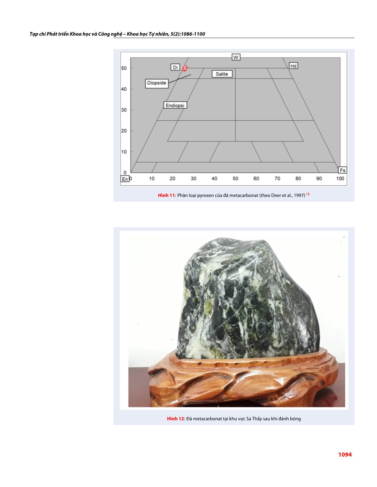 Đặc điểm thành phần khoáng vật trong đá metacarbonat khu vực Sa Thầy, Kon Tum và khả năng ứng dụng của metacarbonat trong đá mỹ nghệ trang 9
