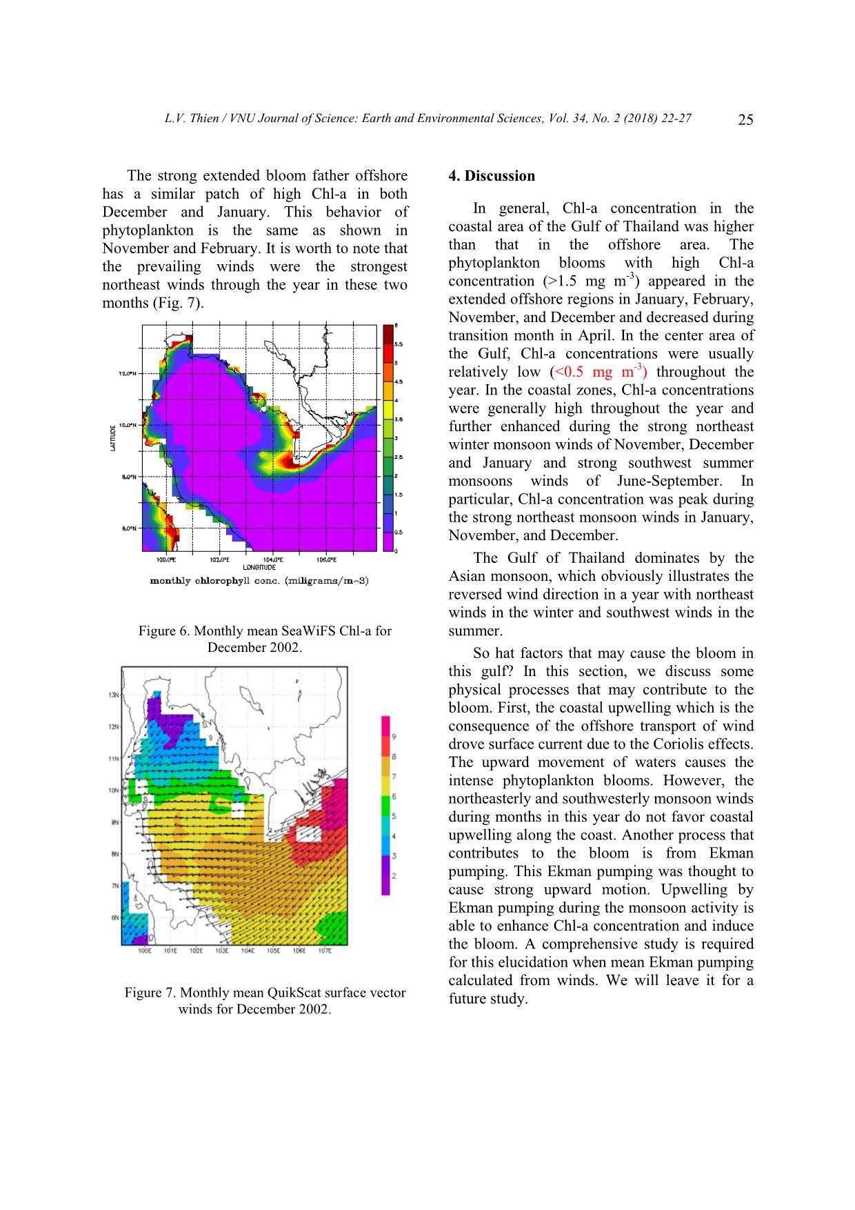 Effects of Monsoon Activity on Monthly Phytoplankton Blooms in the Gulf of Thai Land in El Nino Year 2002 trang 4