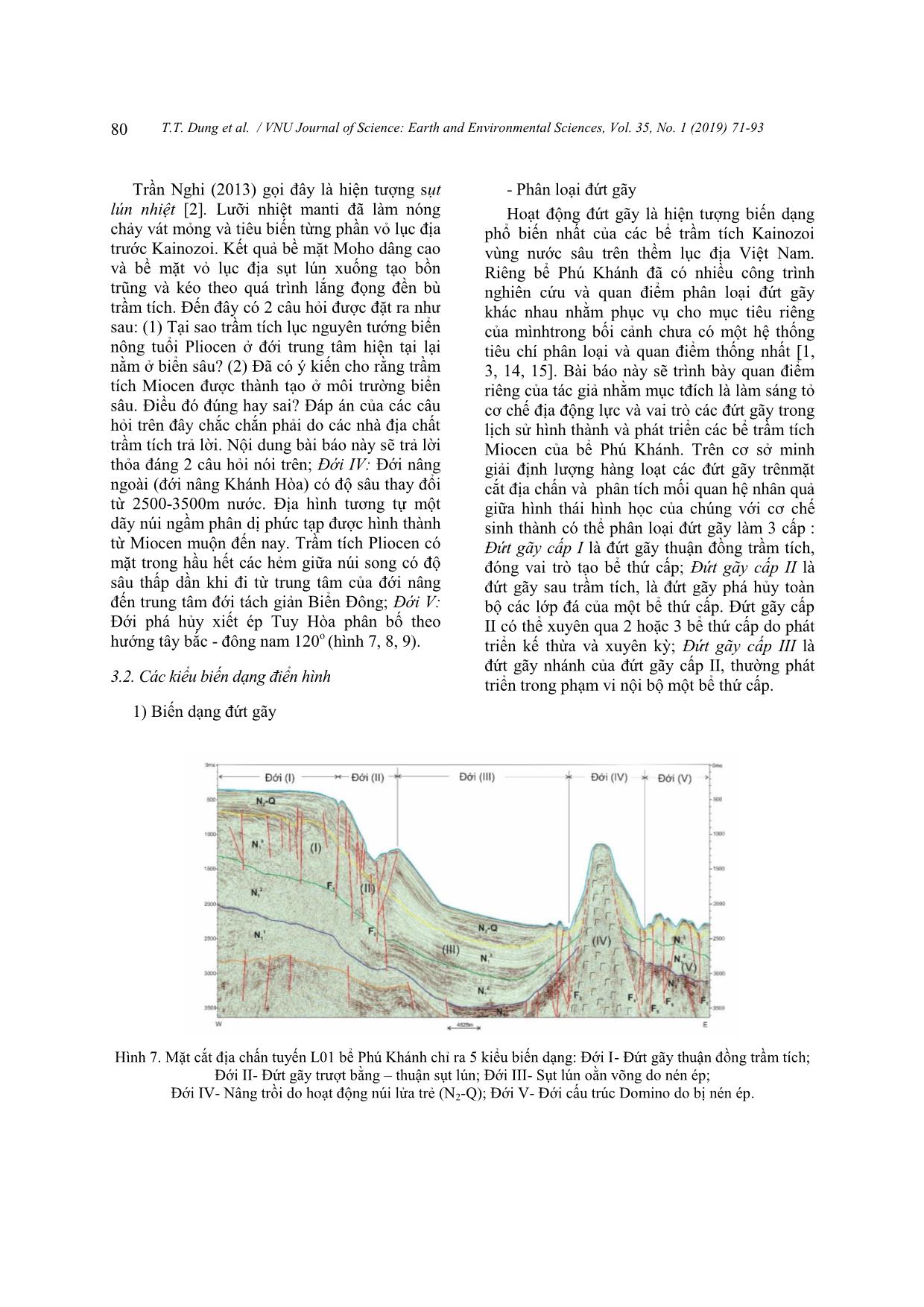 Tiến hóa cấu trúc địa chất và môi trường trầm tích Miocen khu vực bể phú khánh trang 10