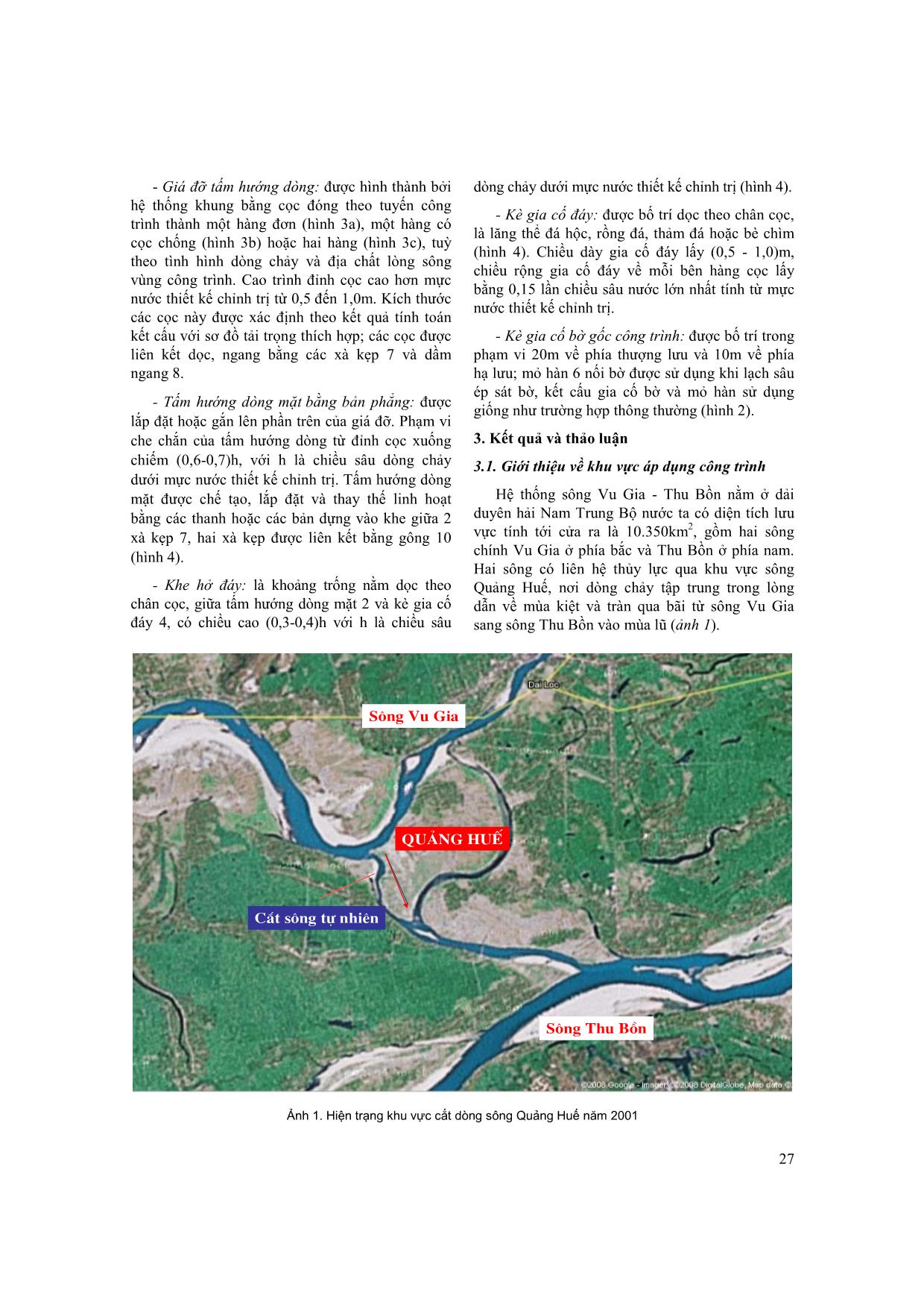 Hiệu quả ứng dụng kết cấu đảo chiều hoàn lưu chống sạt lở bờ sông vu gia khu vực xã Đại Cường, tỉnh Quảng Nam trang 3