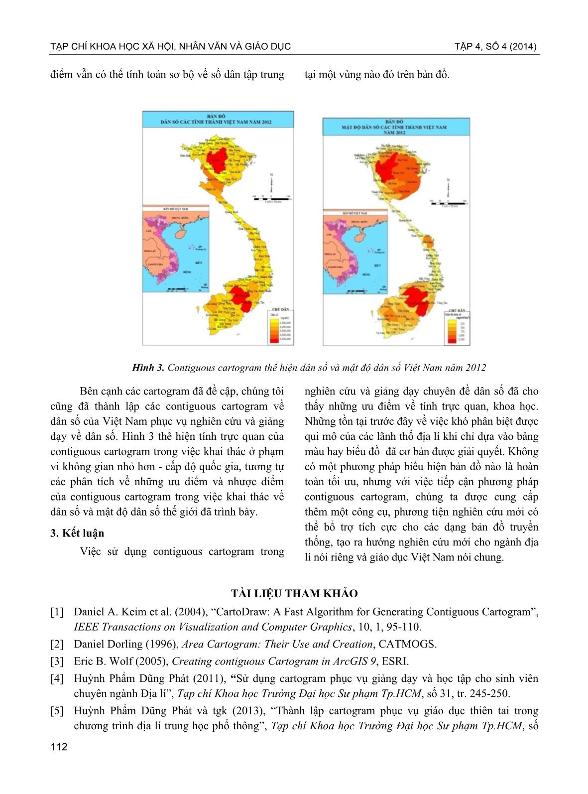 Đánh giá việc sử dụng contiguous cartogram trong giảng dạy Chuyên đề dân số trang 4