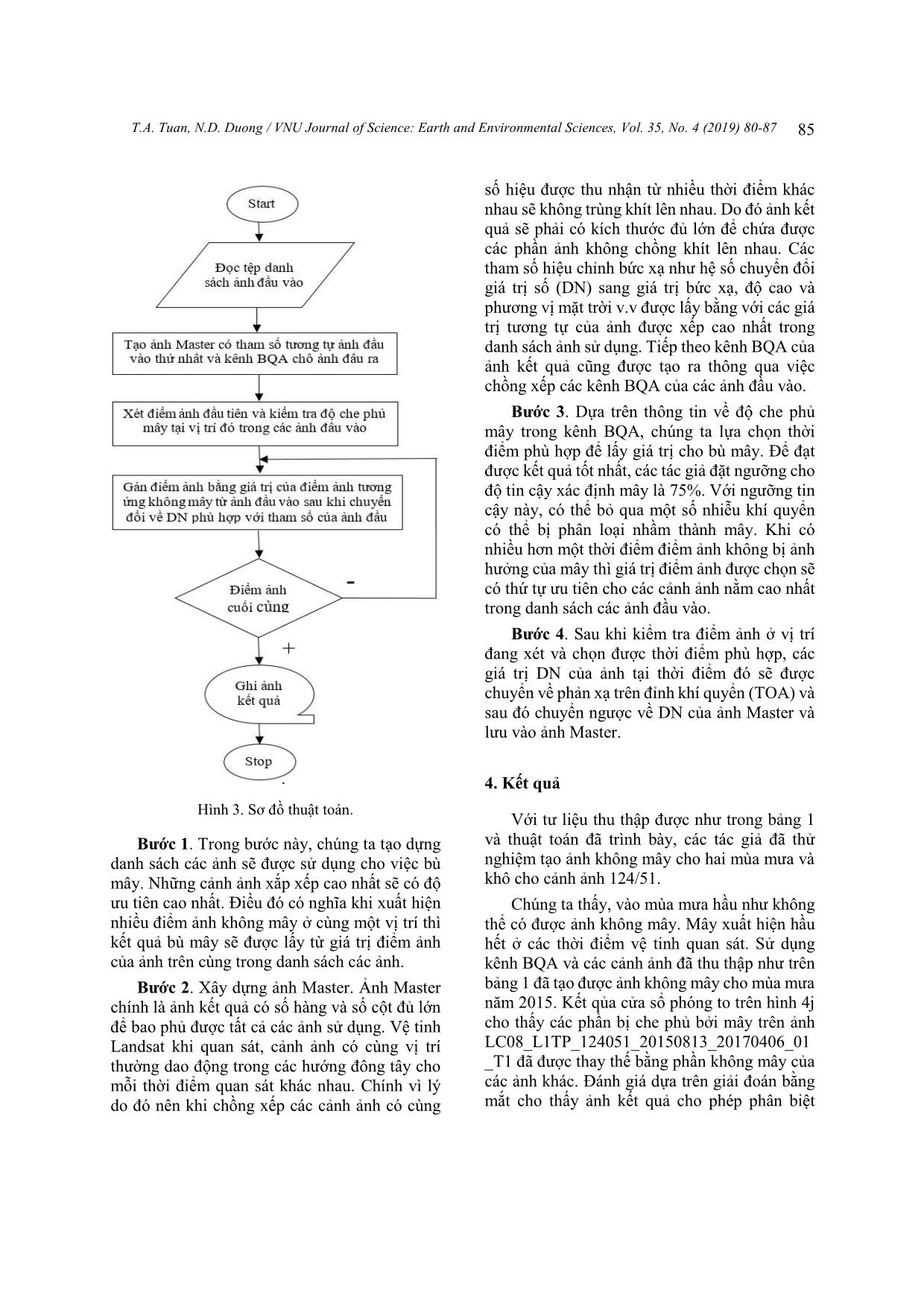Tạo ảnh không mây phục vụ phân loại lớp phủ với tư liệu Landsat đa thời gian-Nghiên cứu thử nghiệm tại tỉnh Đắk Lắk trang 6