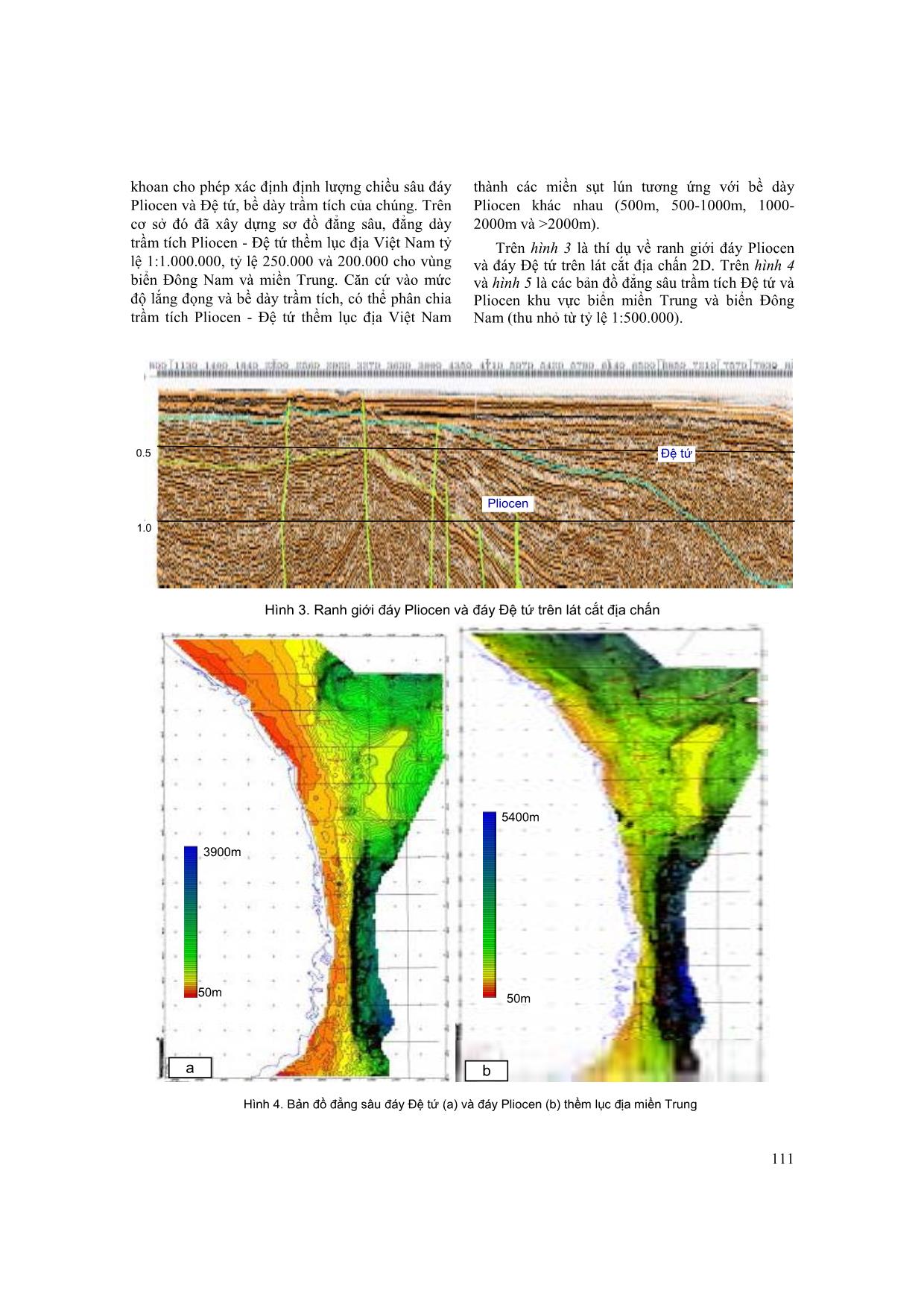 Một số đặc điểm địa chất pliocen - đệ tứ, địa chất công trình khu vực miền Trung và Đông Nam thềm lục địa Việt Nam trang 3