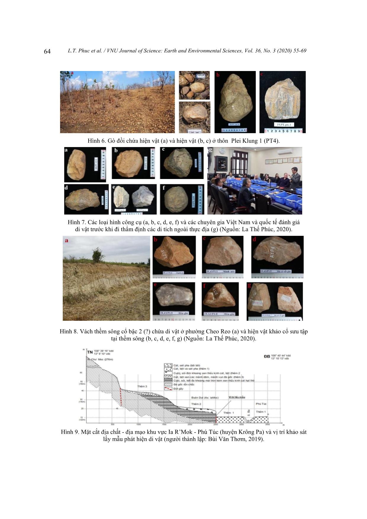Một số phát hiện mới về di tích khảo cổ trong các thành tạo và di sản địa chất dọc thung lũng cổ sông Ba trang 10