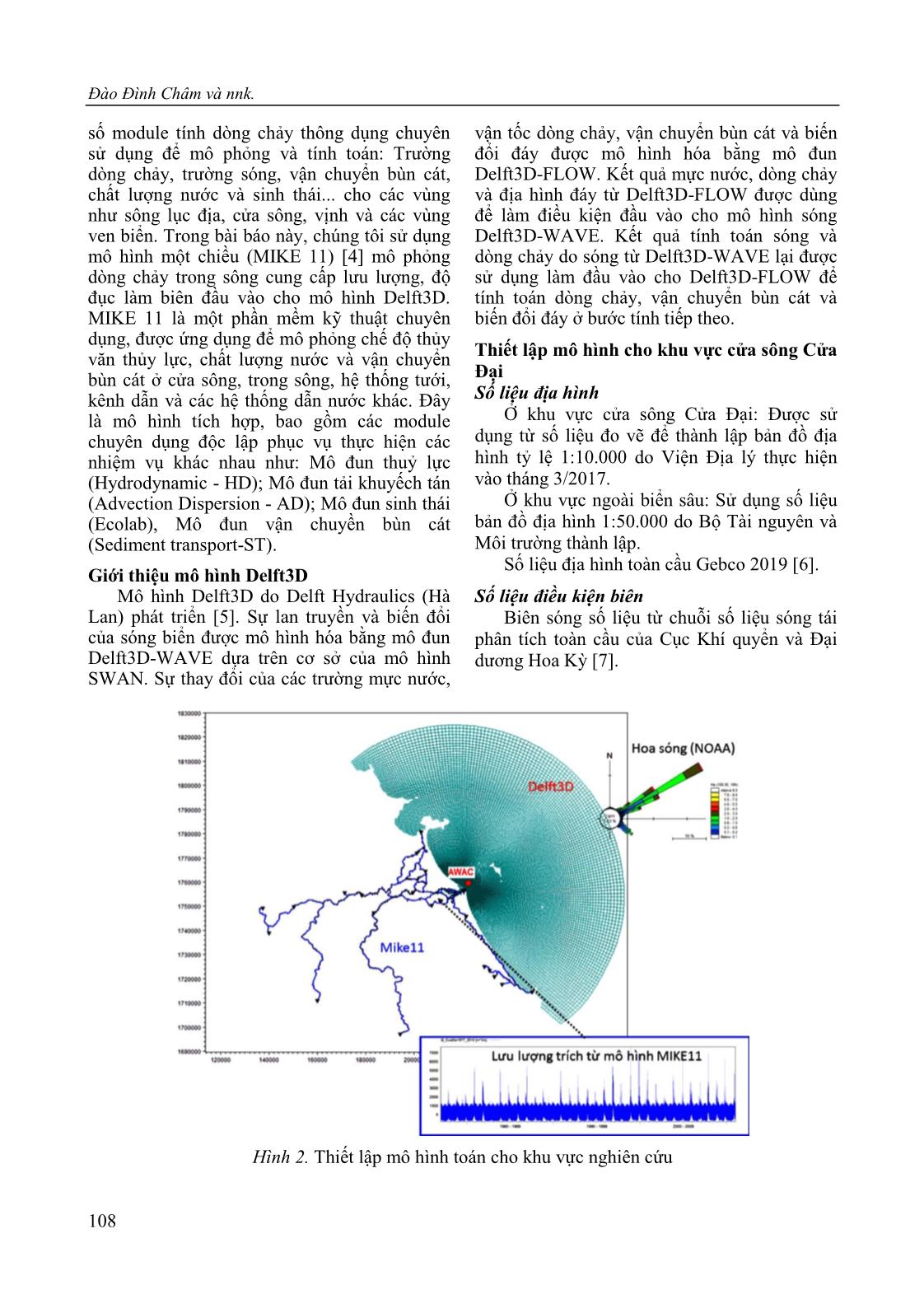 Nghiên cứu ảnh hưởng của chế độ thủy - Thạch động lực đến biến động địa hình vùng cửa sông Cửa Đại, tỉnh Quảng Nam trang 4