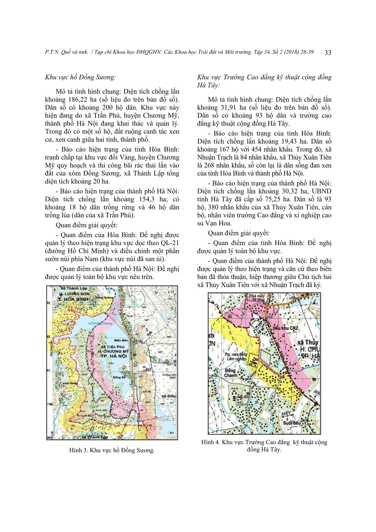 Nghiên cứu phương thức giải quyết tranh chấp đất đai liên quan đến địa giới hành chính khu vực giáp ranh giữa thành phố Hà Nội và tỉnh Hòa Bình trang 6