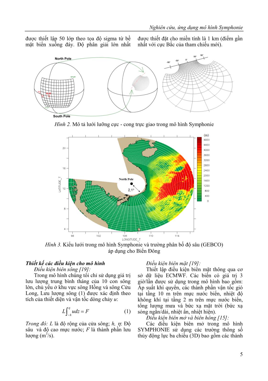 Nghiên cứu, ứng dụng mô hình Symphonie tính toán các quá trình thủy động lực trên Biển Đông trang 5