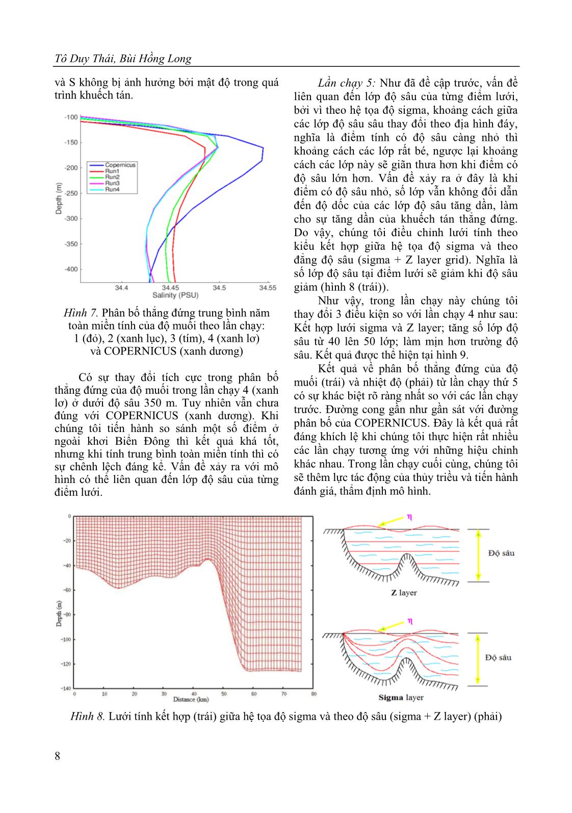 Nghiên cứu, ứng dụng mô hình Symphonie tính toán các quá trình thủy động lực trên Biển Đông trang 8