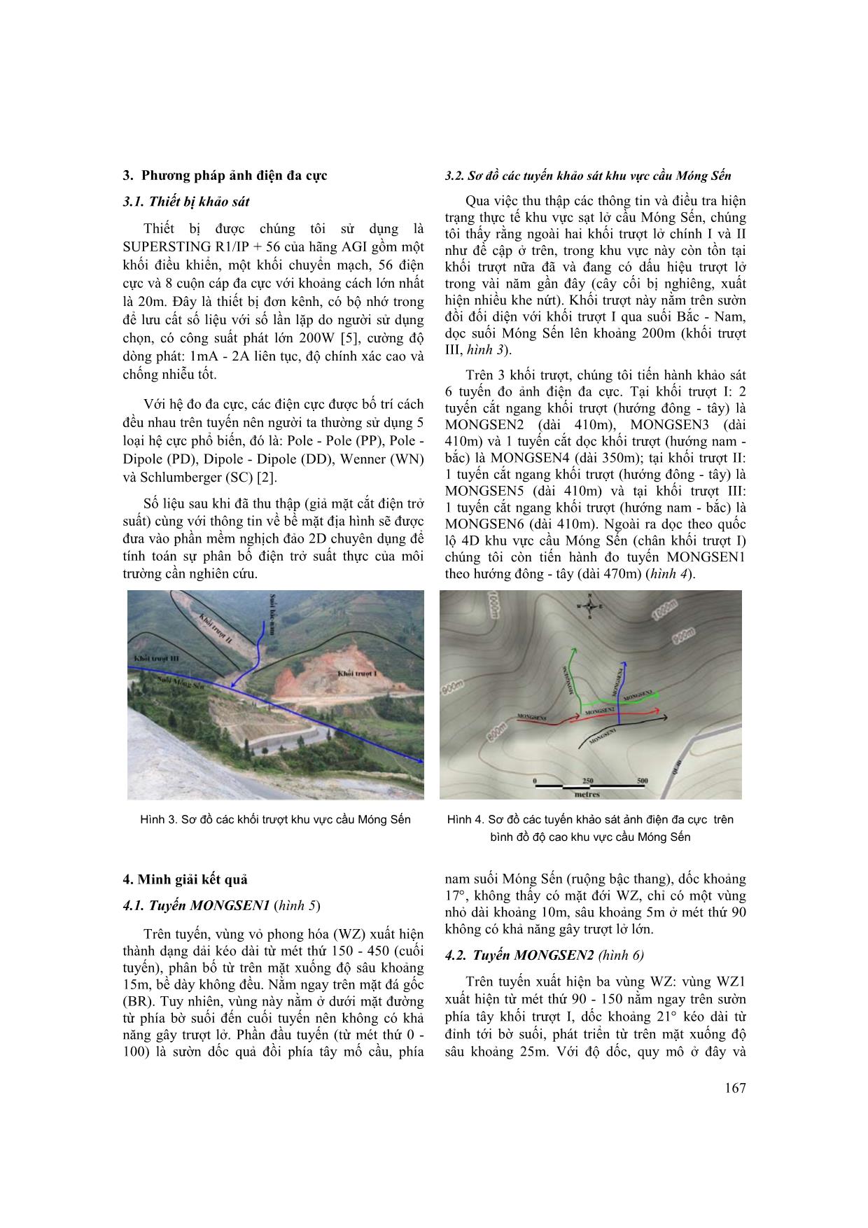 Nghiên cứu xác định nguyên nhân trượt lở khu vực cầu Móng Sến, tỉnh Lào Cai trang 4