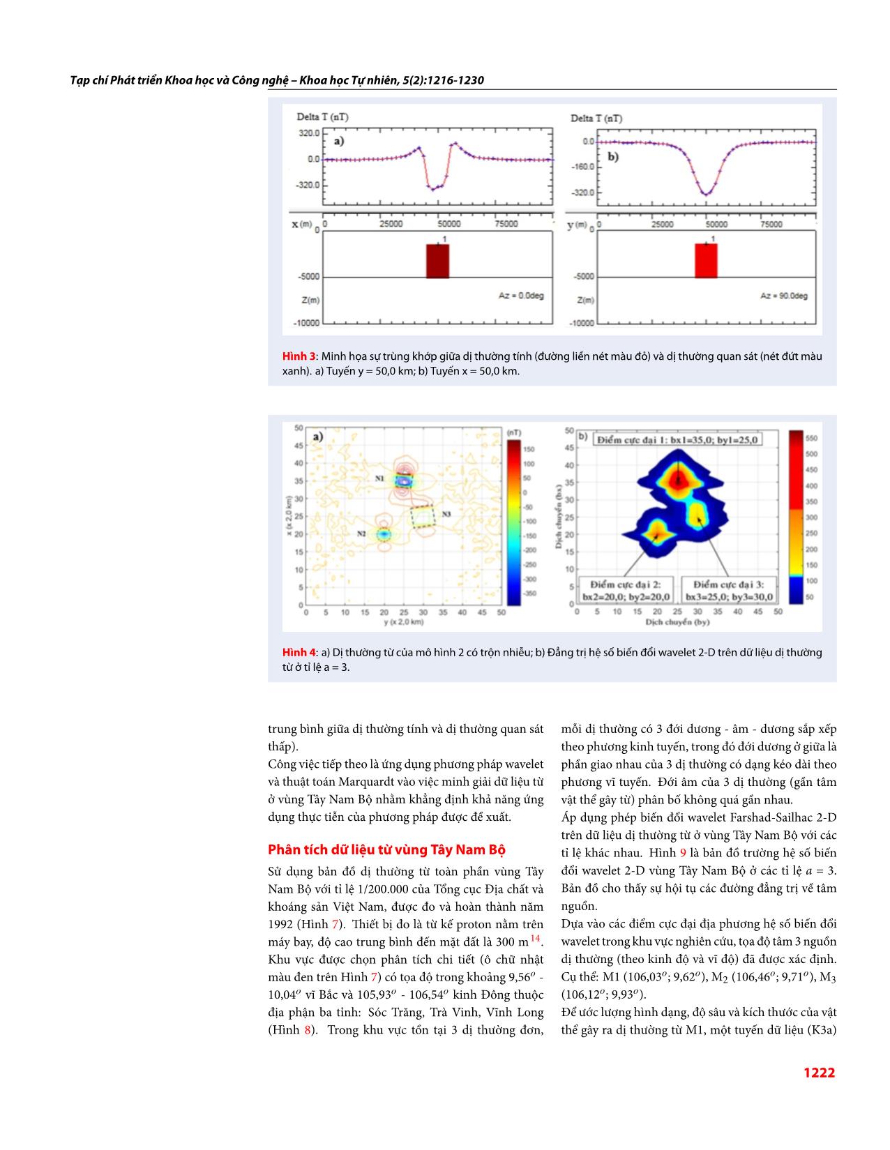 Phân tích dữ liệu từ vùng vĩ độ thấp sử dụng phép biến đổi wavelet và thuật toán marquardt trang 7