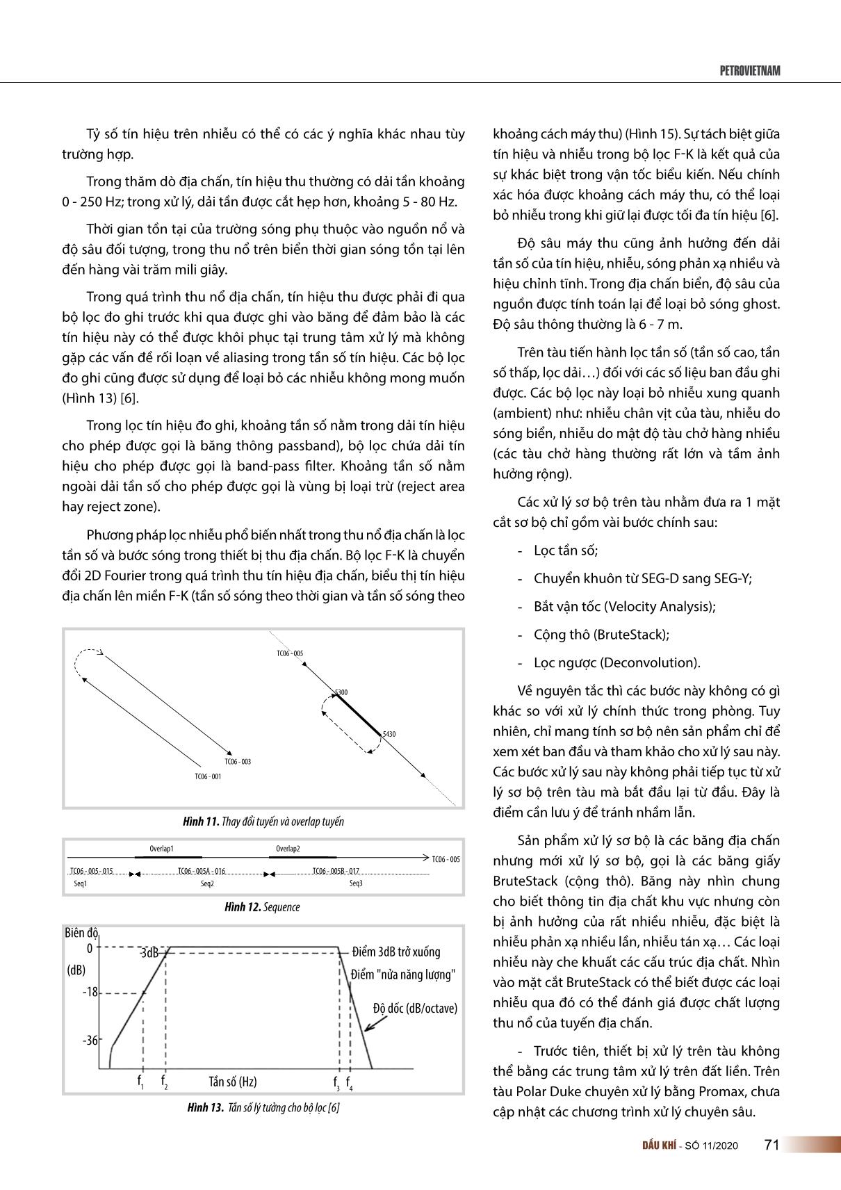 Phương pháp thu nổ địa chấn 2D và xử lý số liệu sơ bộ trên tàu trang 6