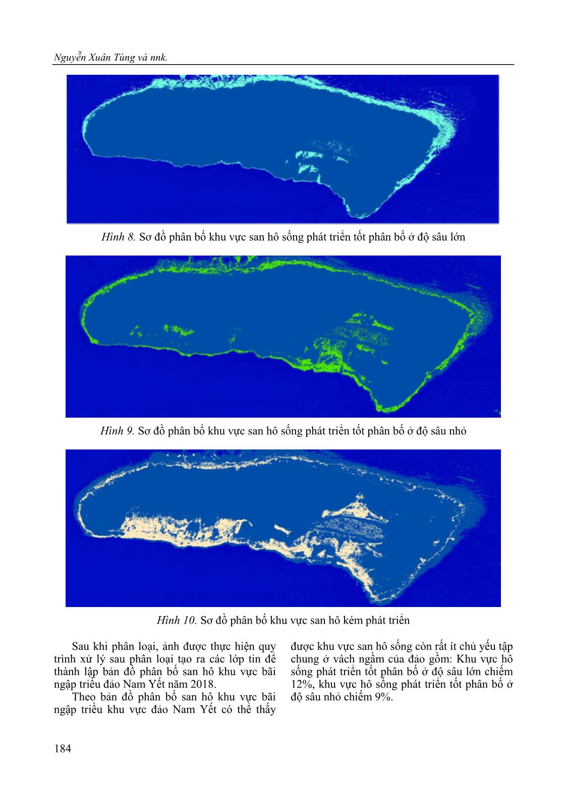 Study on spatial distribution of coral reefs in Nam Yet island by using GIS and remote sensing techniques trang 8