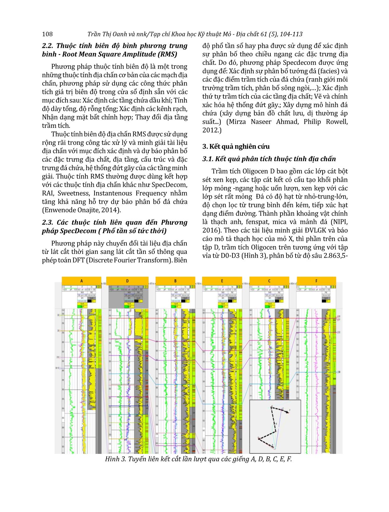 Ứng dụng mạng trí tuệ nhân tạo dự báo phân bố vật liệu núi lửa trong tập D, mỏ X, bể Cửu Long trang 5