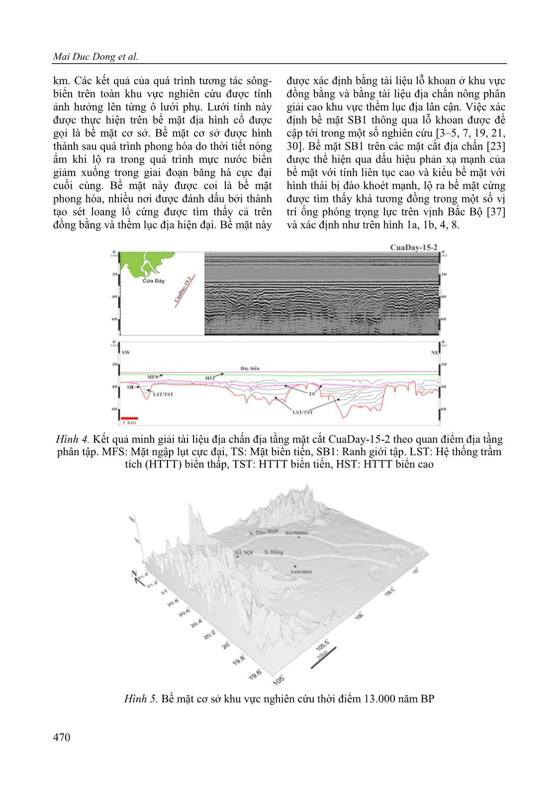 Ứng dụng mô hình số Simclast nghiên cứu sự phát triển của châu thổ sông Hồng giai đoạn Pleistocen muộn-Holocen trang 8