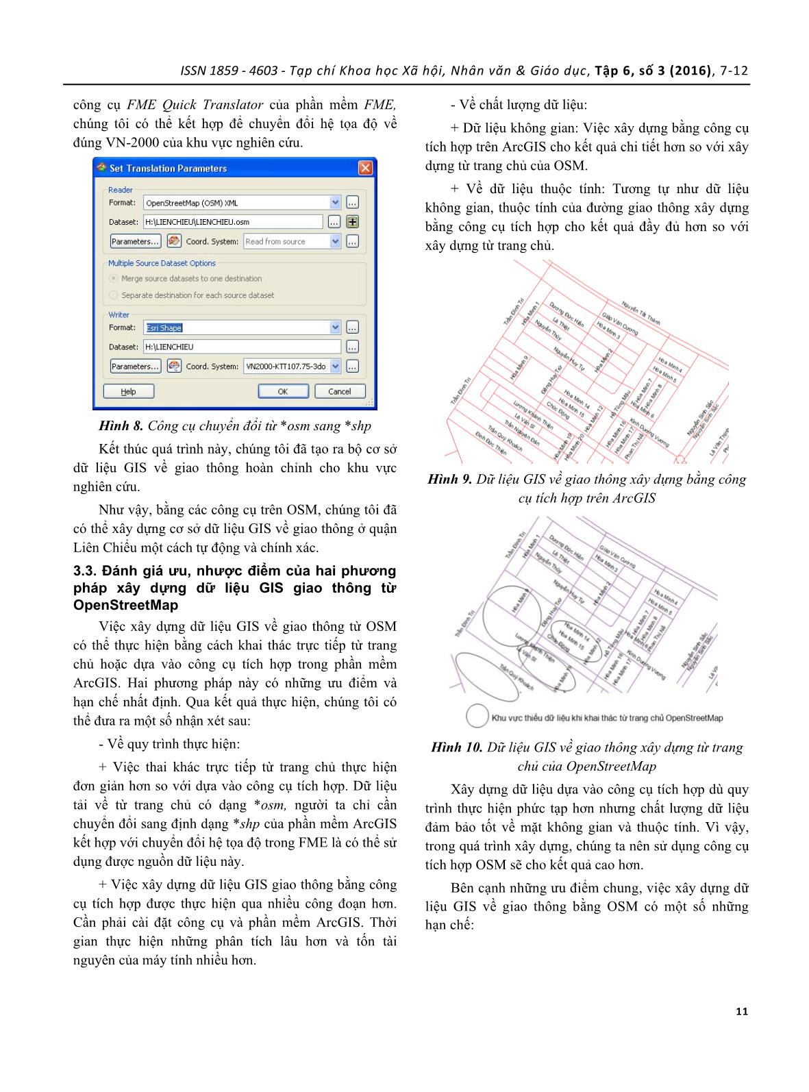 Ứng dụng OpenStreetMap để xây dựng cơ sở dữ liệu giao thông ở quận Liên Chiểu - Thành phố Đà Nẵng trang 5