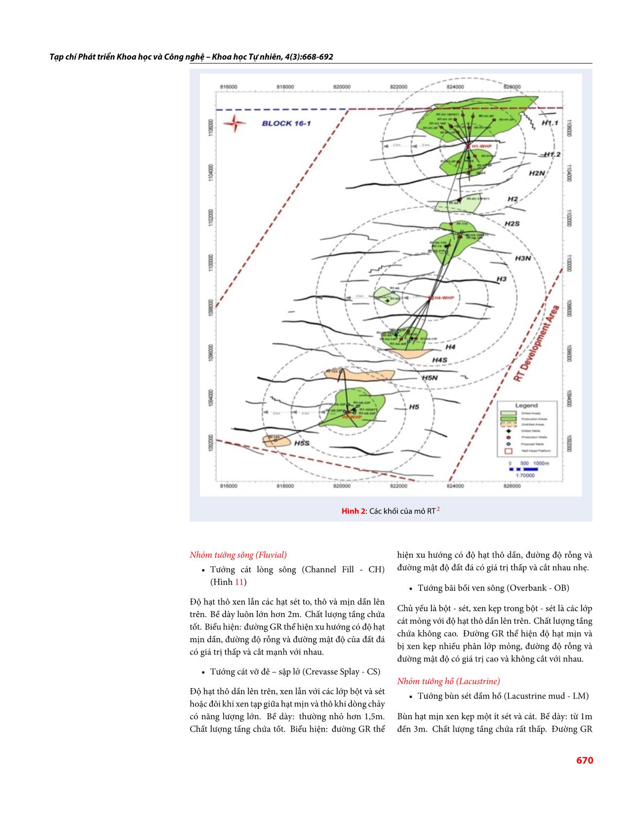 Xác định quy luật phân bố tướng đá cập nhật mô hình địa chất tập ILBH 5.2 Mioxen Hạ Mỏ Rồng Trắng, Lô 16-1 Bồn Trũng Cửu Long trang 3