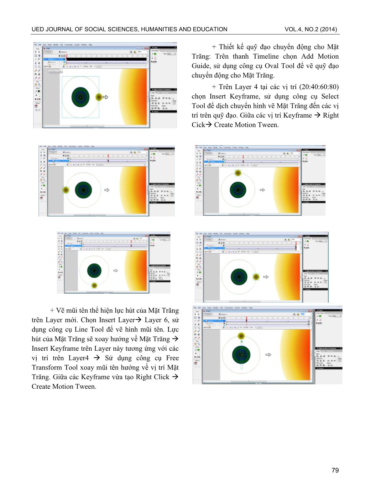 Xây dựng mô hình động bằng phần mềm flash và sử dụng trong dạy học khoa học trái đất trang 5
