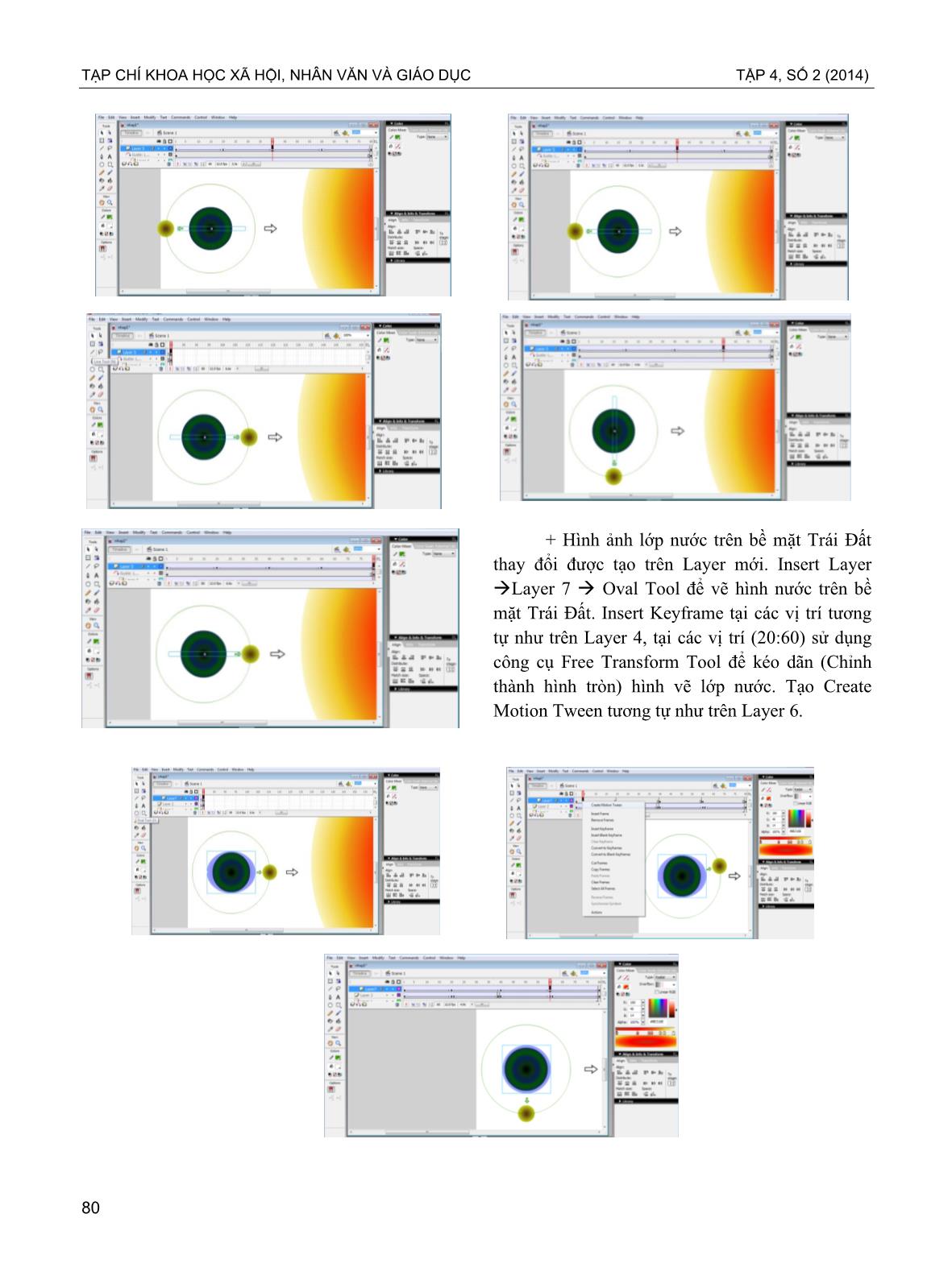 Xây dựng mô hình động bằng phần mềm flash và sử dụng trong dạy học khoa học trái đất trang 6