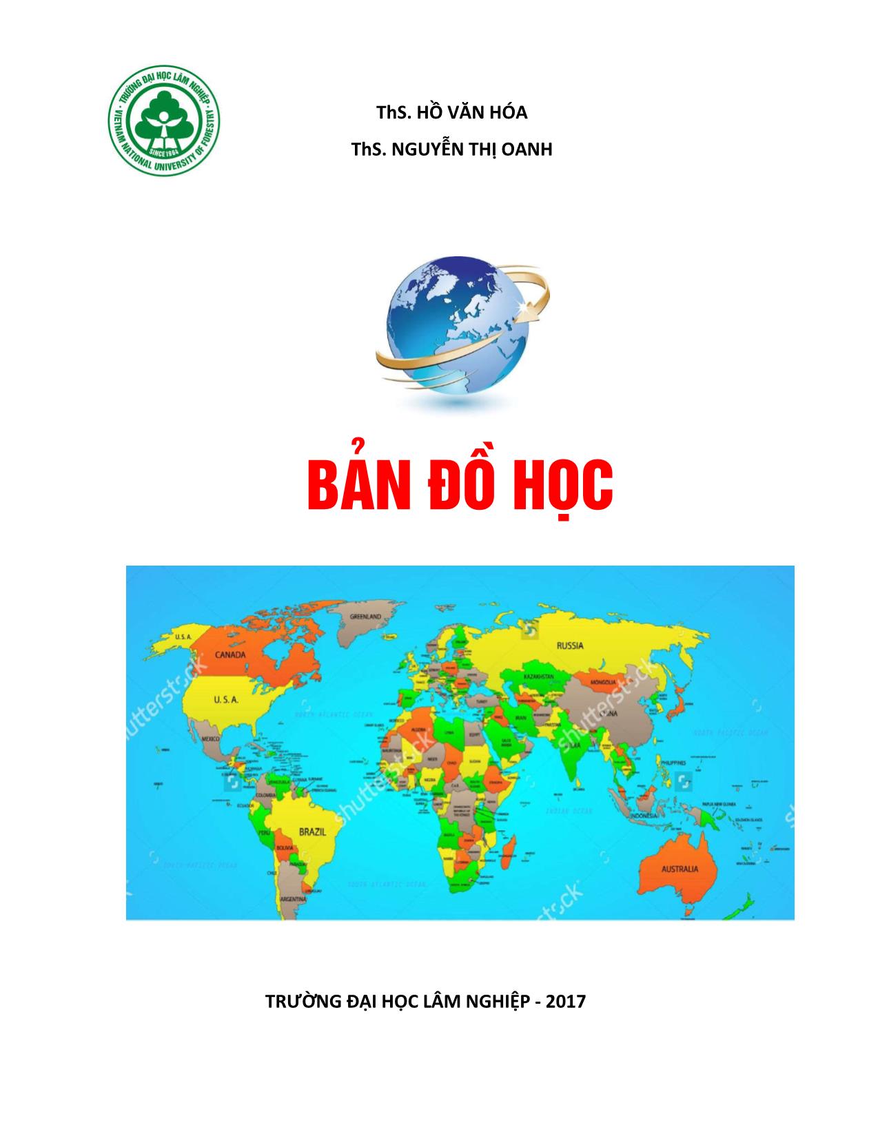 Bài giảng Bản đồ học trang 1