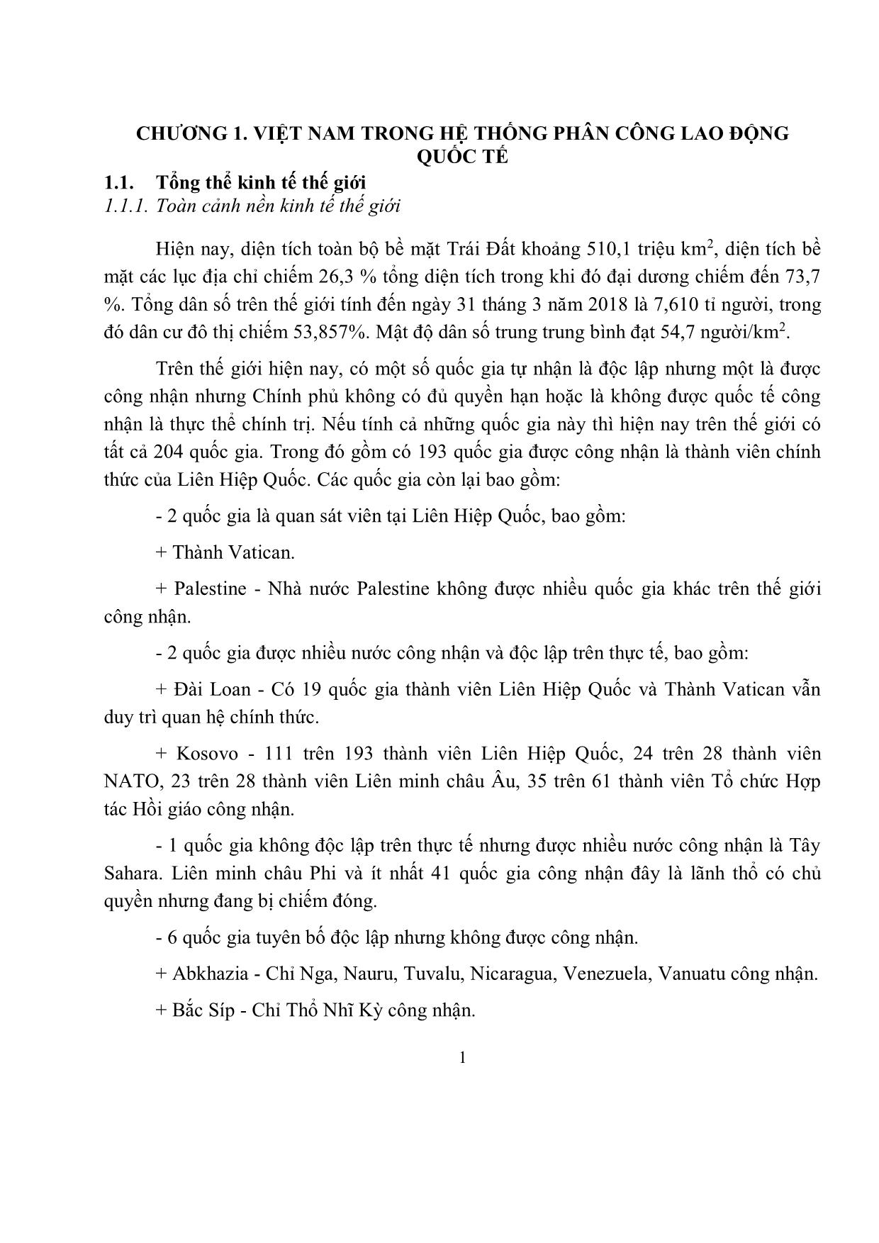 Bài giảng Địa lý kinh tế - Trần Thị Minh Châu trang 2