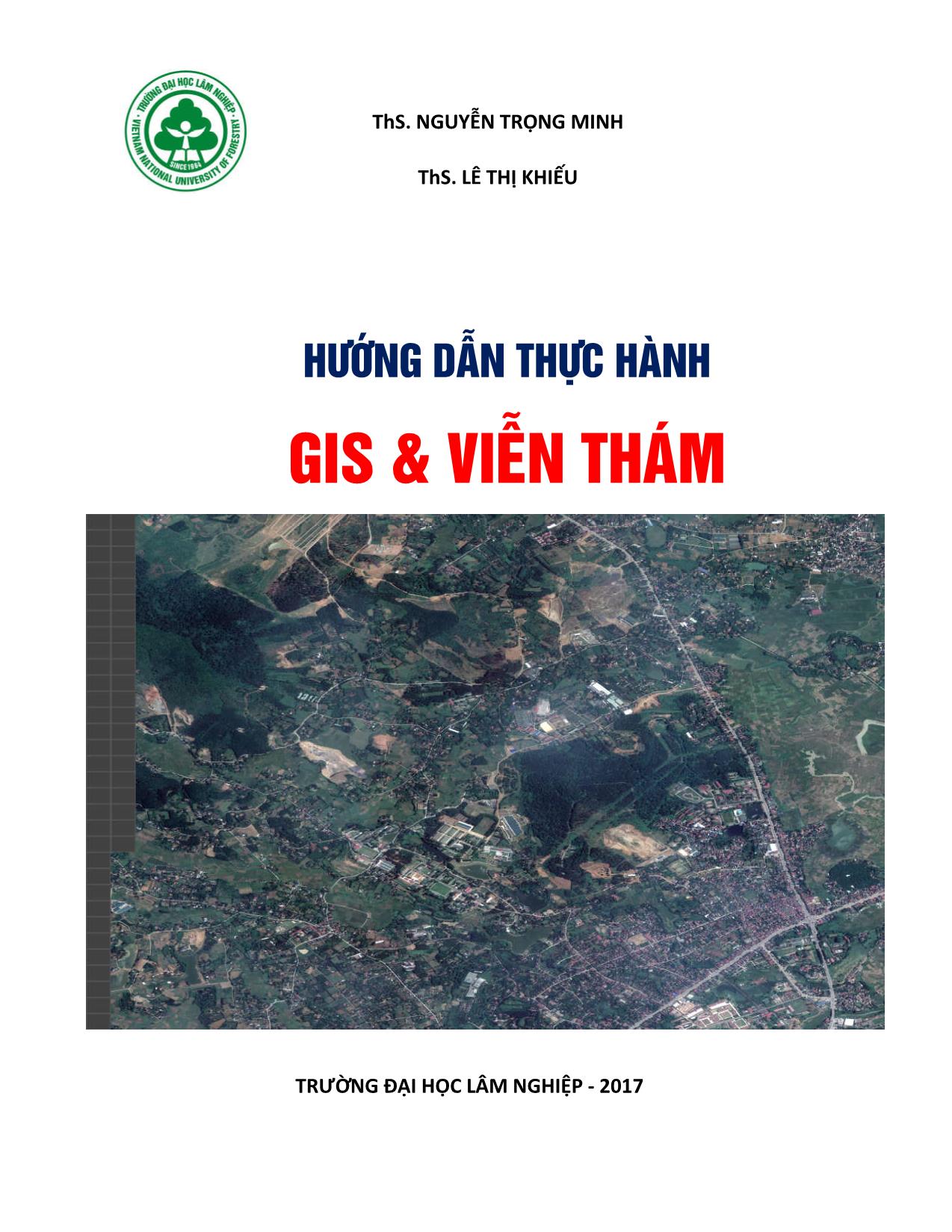 Bài giảng Hướng dẫn thực hành GIS & viễn thám trang 1