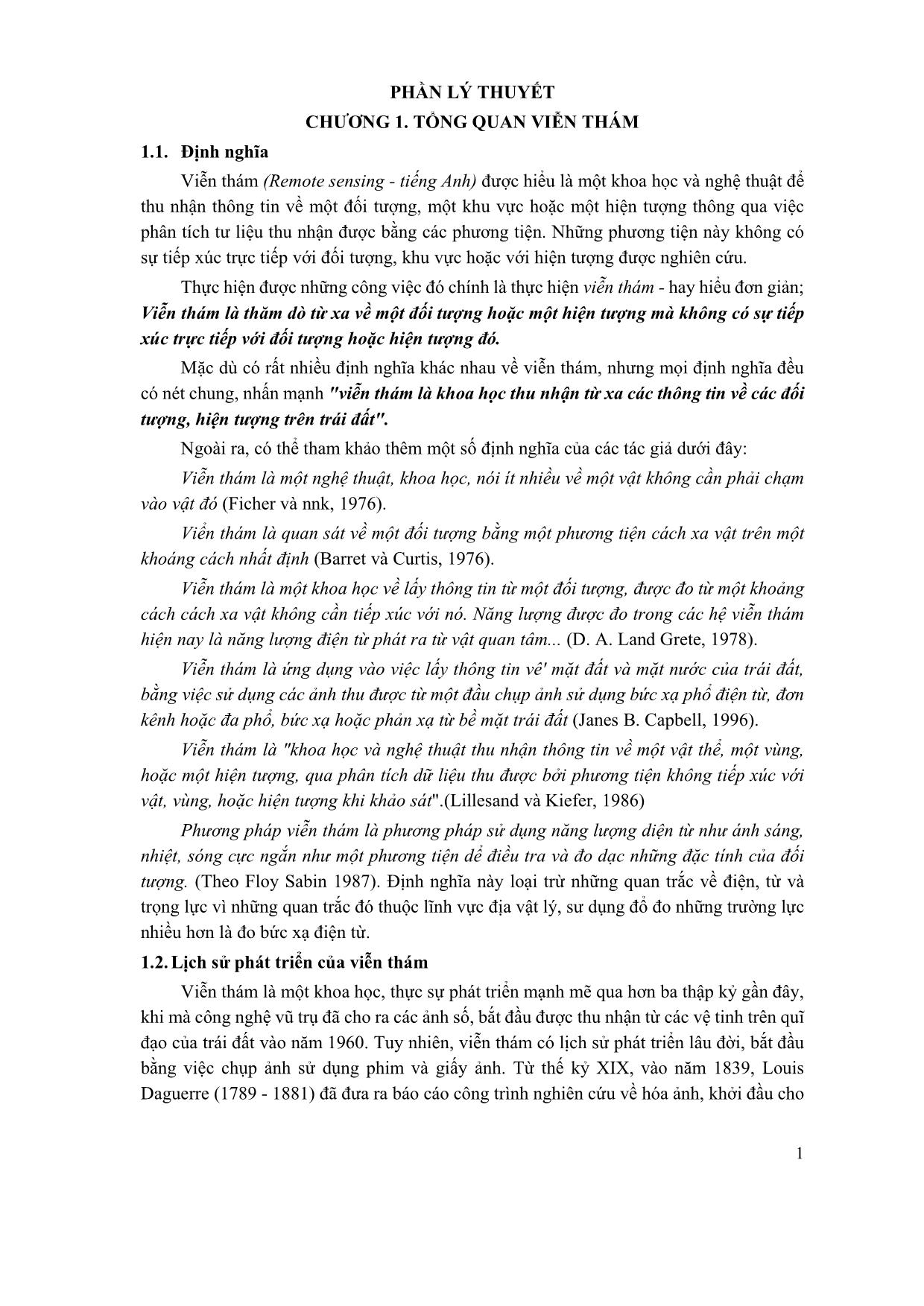 Bài giảng Viễn thám - Nguyễn Đình Tiến (Phần 1) trang 5