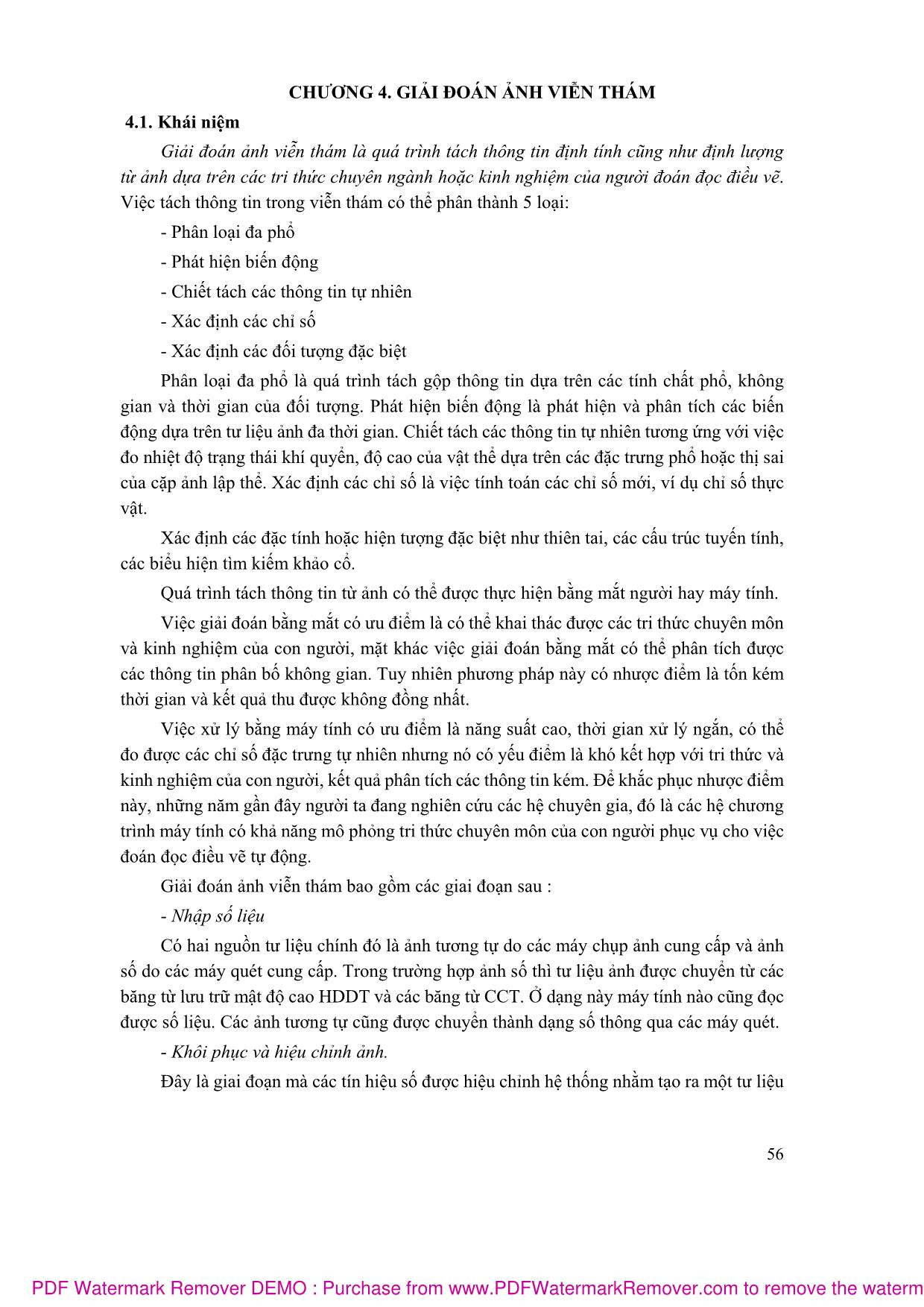 Bài giảng Viễn thám - Nguyễn Đình Tiến (Phần 2) trang 1