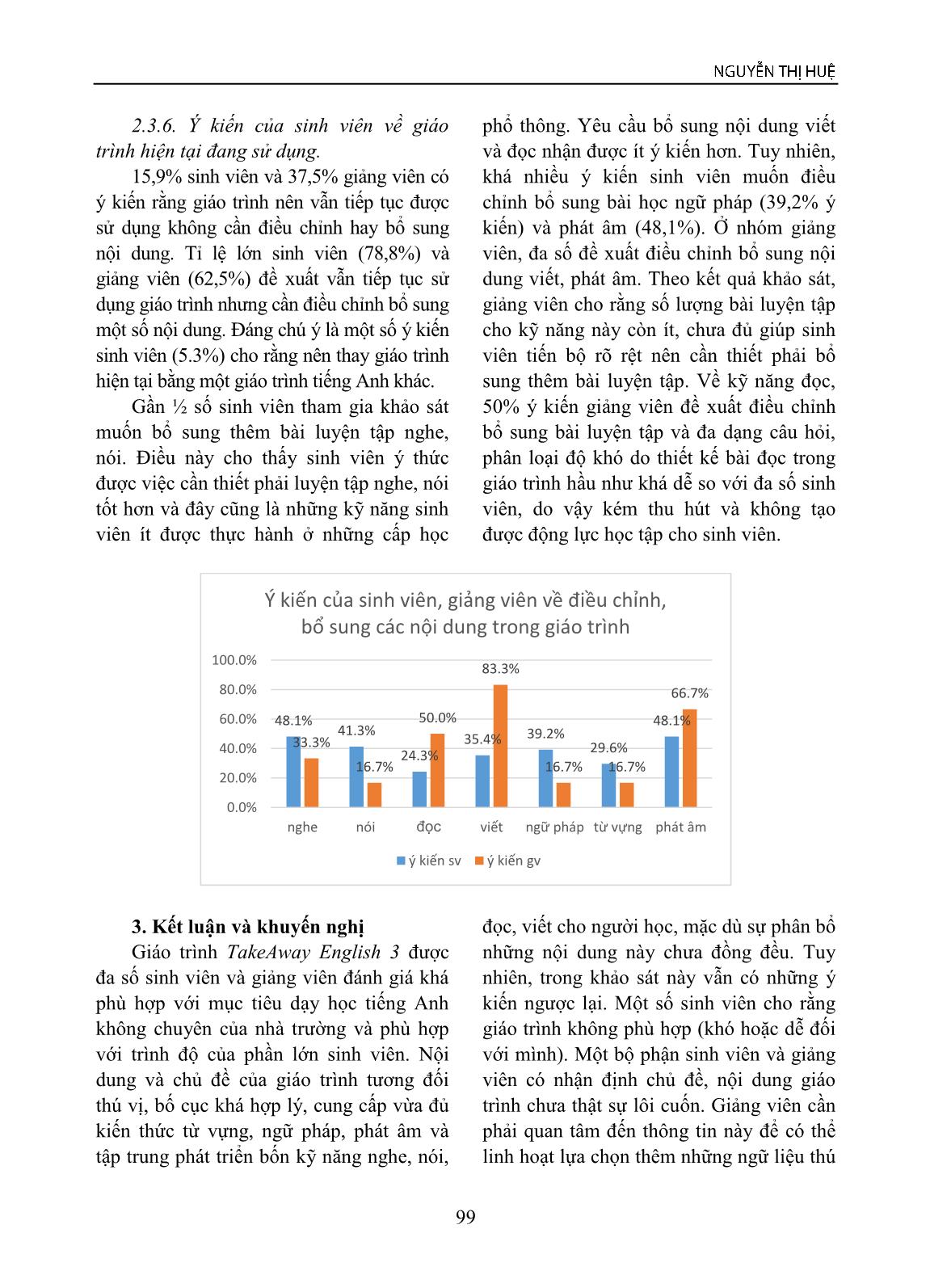 Đánh giá hiệu quả sử dụng giáo trình takeaway English 3 trong việc dạy và học tiếng Anh không chuyên tại trường đại học Sài Gòn trang 5