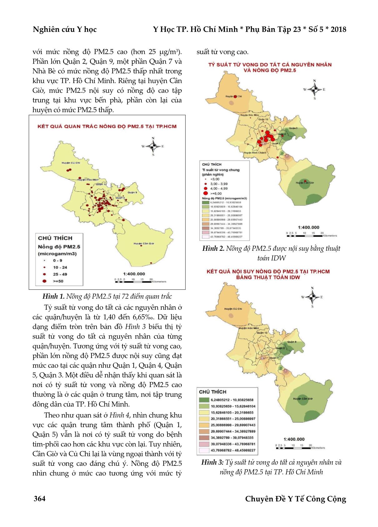 Gánh nặng tử vong và kinh tế do tác động của ô nhiễm không khí tại thành phố Hồ Chí Minh trang 4
