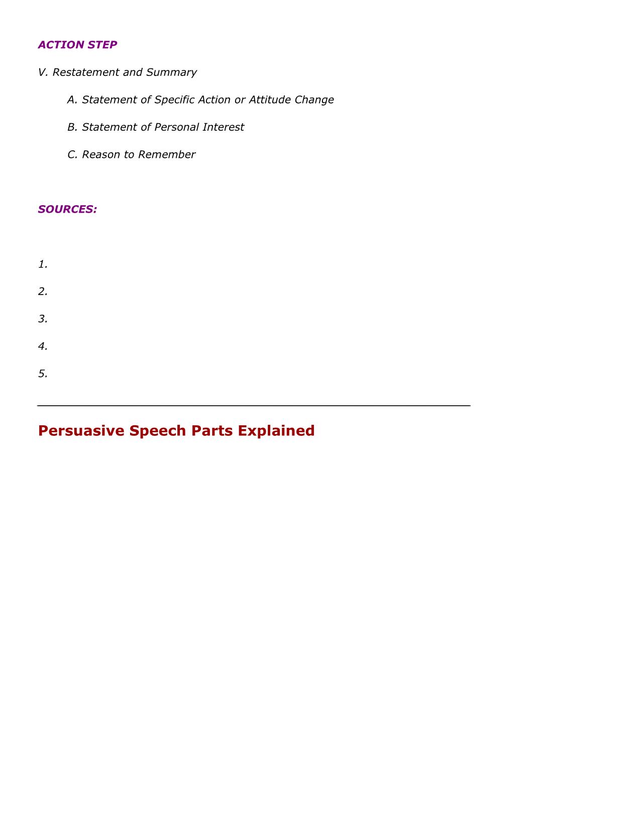How to write an outline for a persuasive speech trang 9