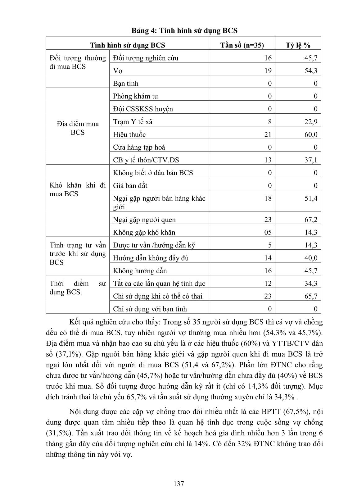 Mô tả kiến thức, thái độ và thực hành sử dụng bao cao su trong kế hoạch hóa gia đình của nam giới có vợ tại xã Thượng Kiệm, huyện Kim Sơn, tỉnh Ninh Bình năm 2013 trang 7