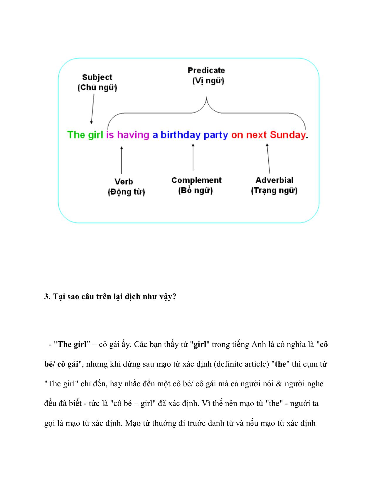 The girl is having a birthday party on next Sunday trang 4