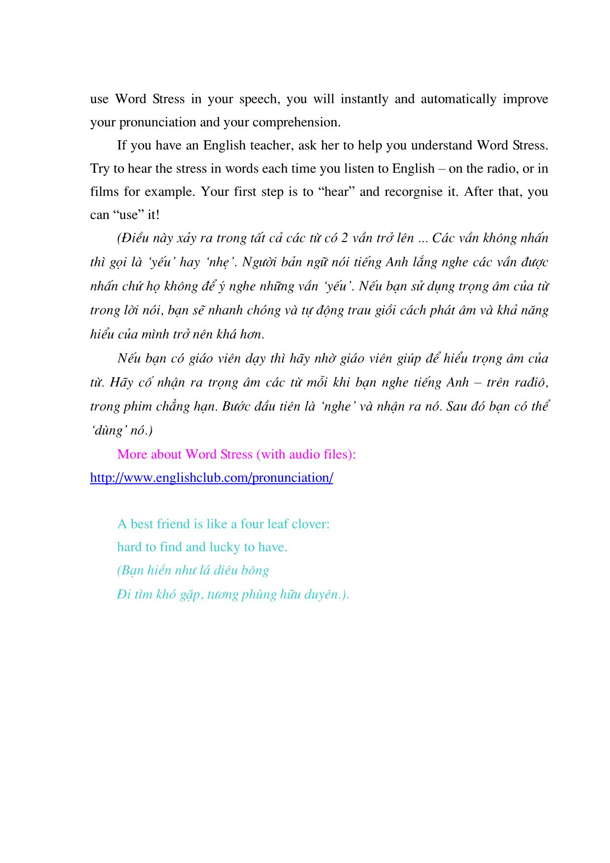 7 bí quyết cho người học Tiếng Anh trang 2