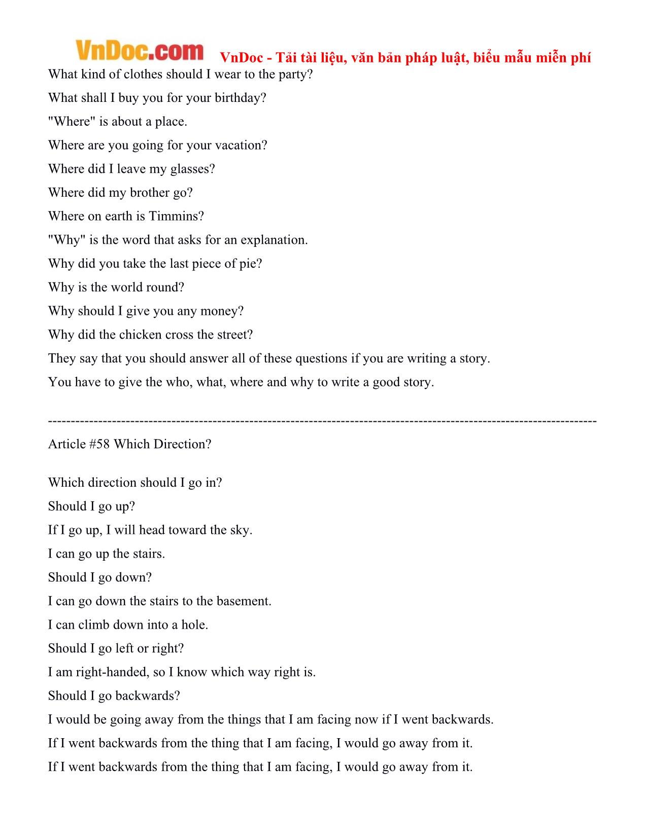 100 bài luyện nghe Tiếng Anh Level 1 (Phần 5) trang 7