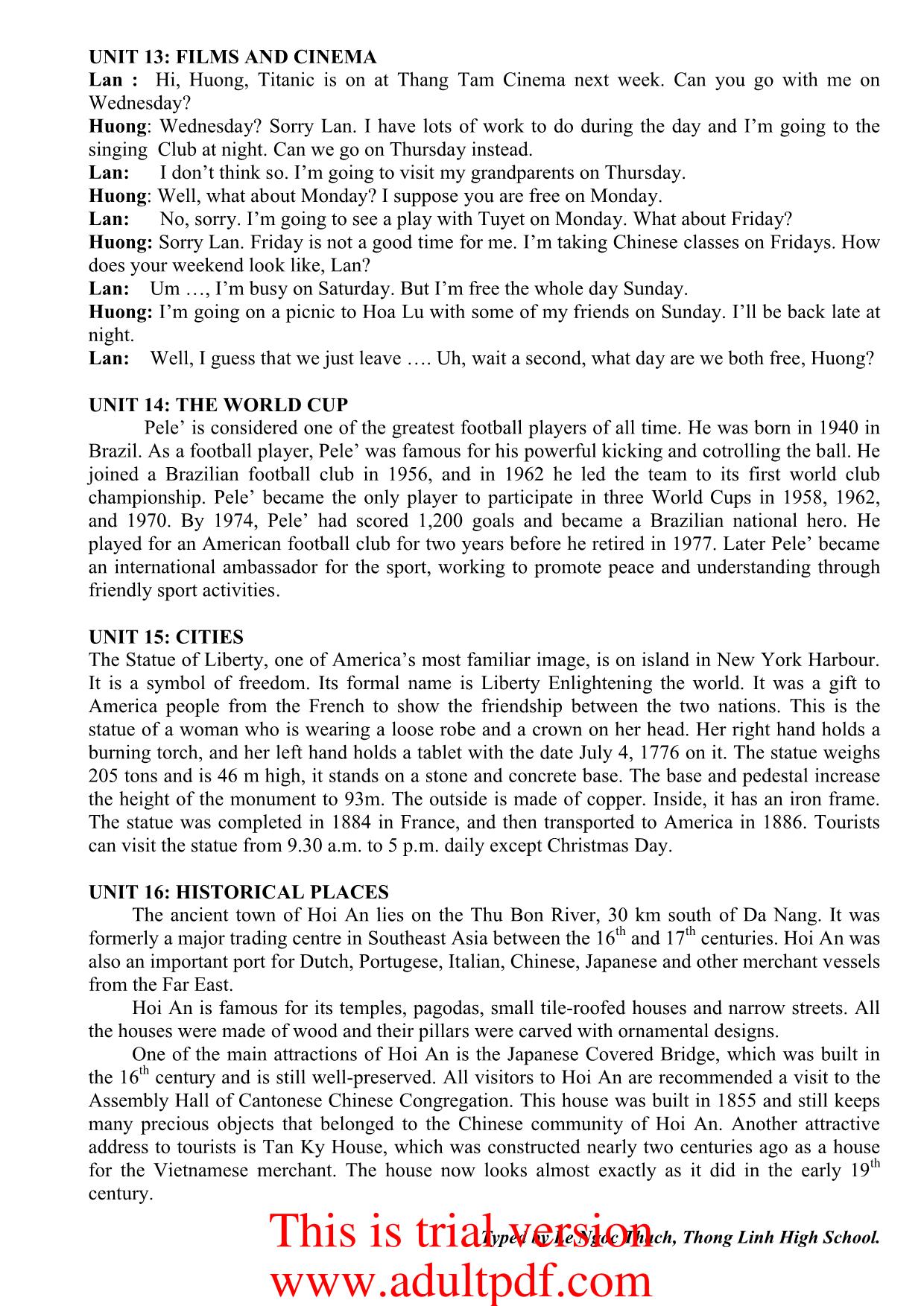 Tiếng Anh - Tapescripts 10 trang 4