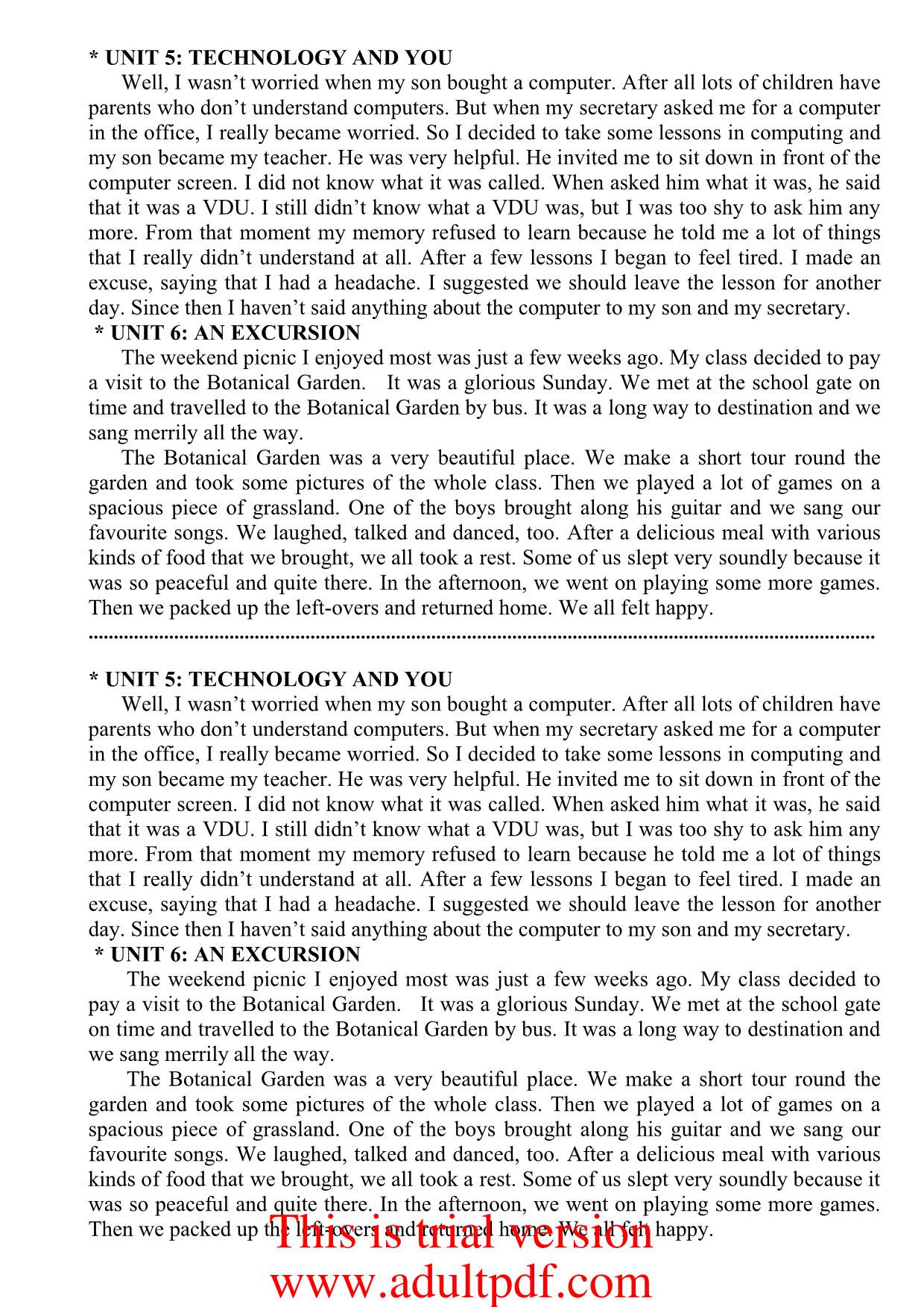 Tiếng Anh - Tapescripts 10 trang 7